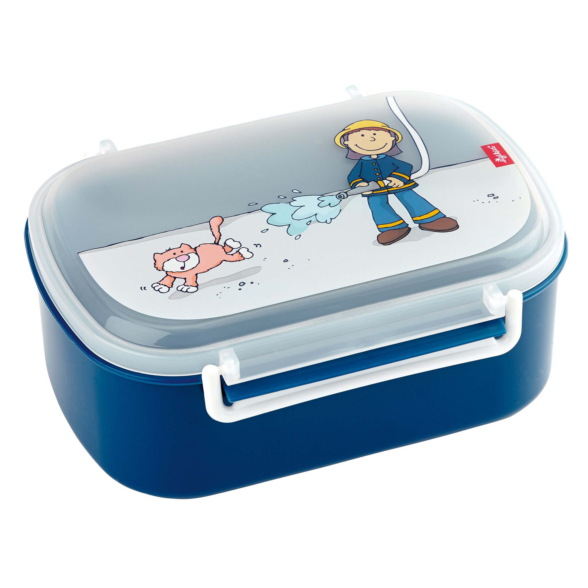 Kinder Brotzeitbox für Jungen, Frido Firefighter Kinder Brotzeitbox für Jungen, Frido Firefighter