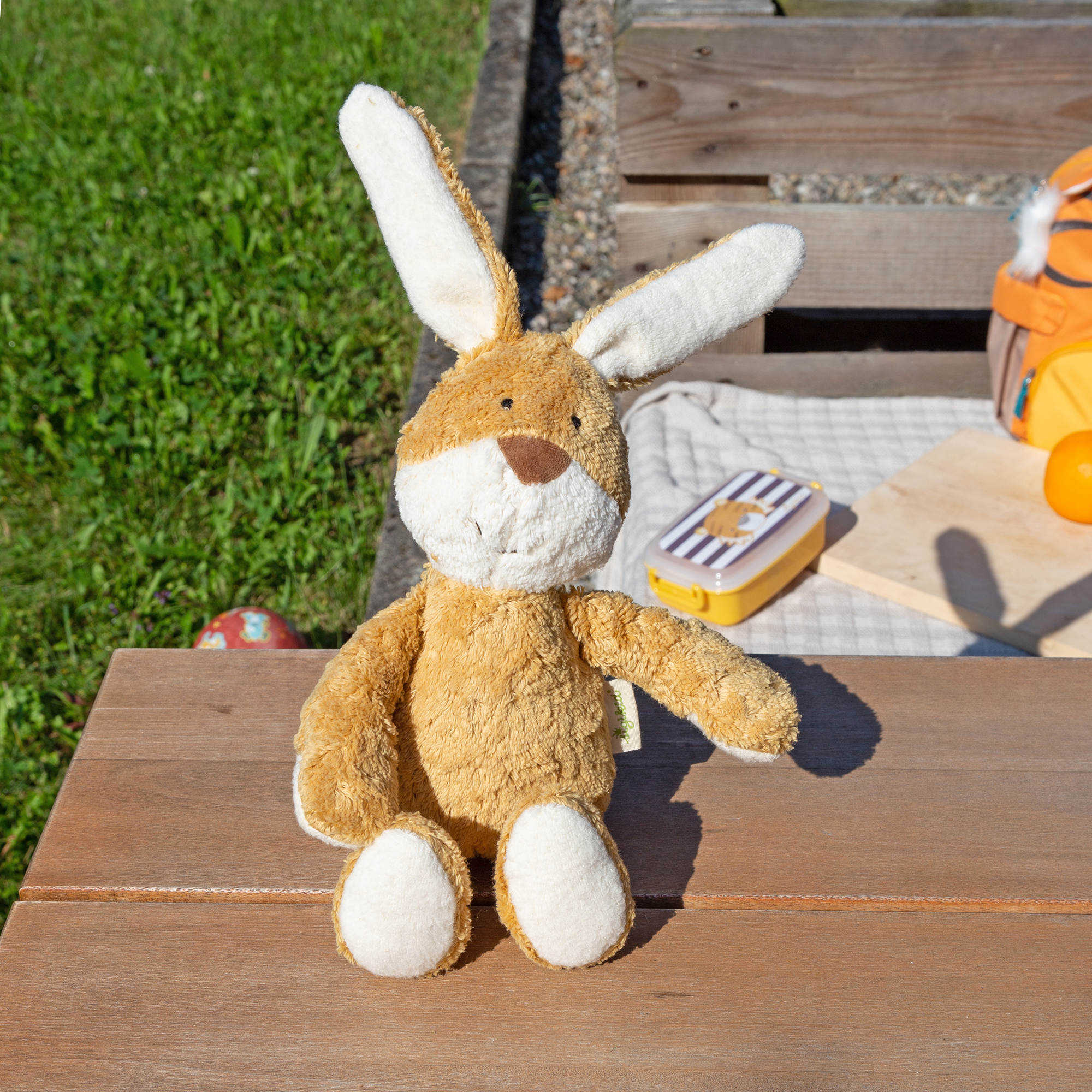 Organic soft toy bunny