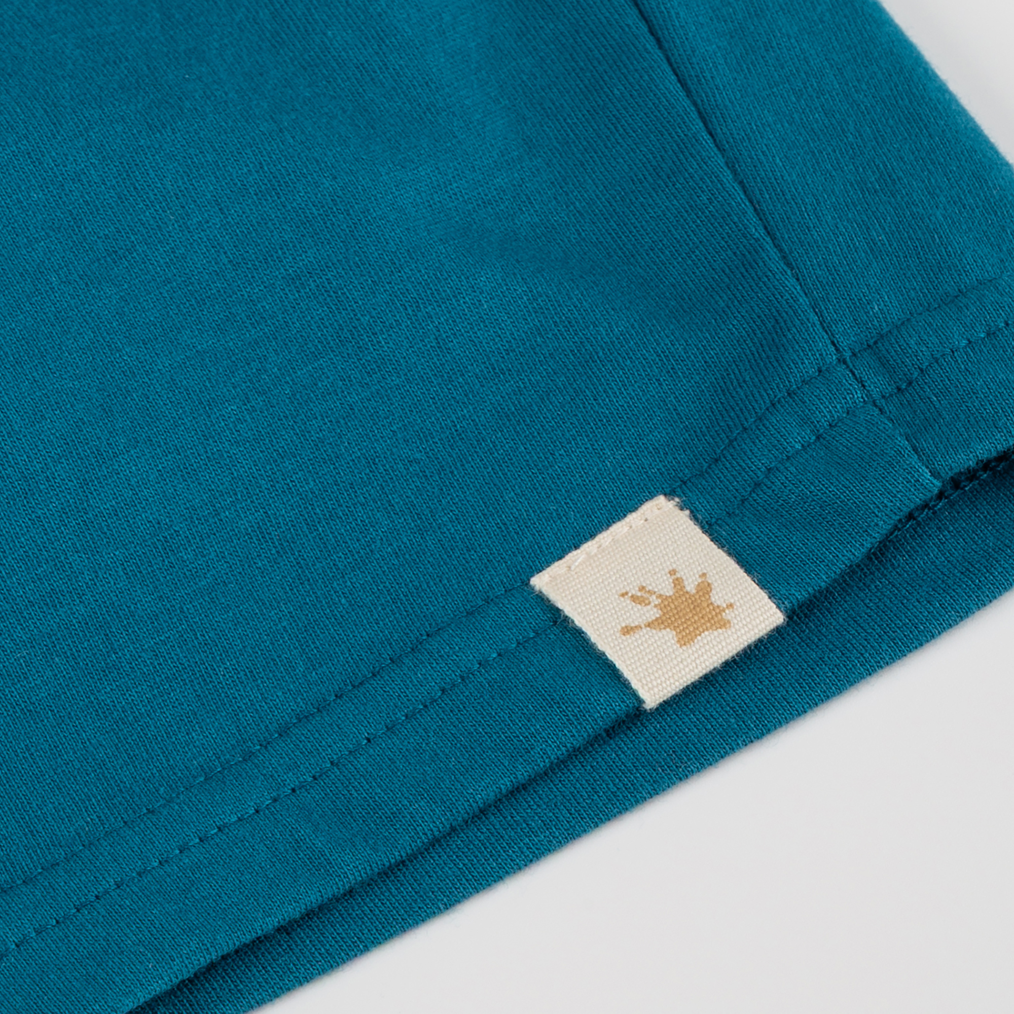 Children's jersey bermuda shorts, pockets, Blue & Bright