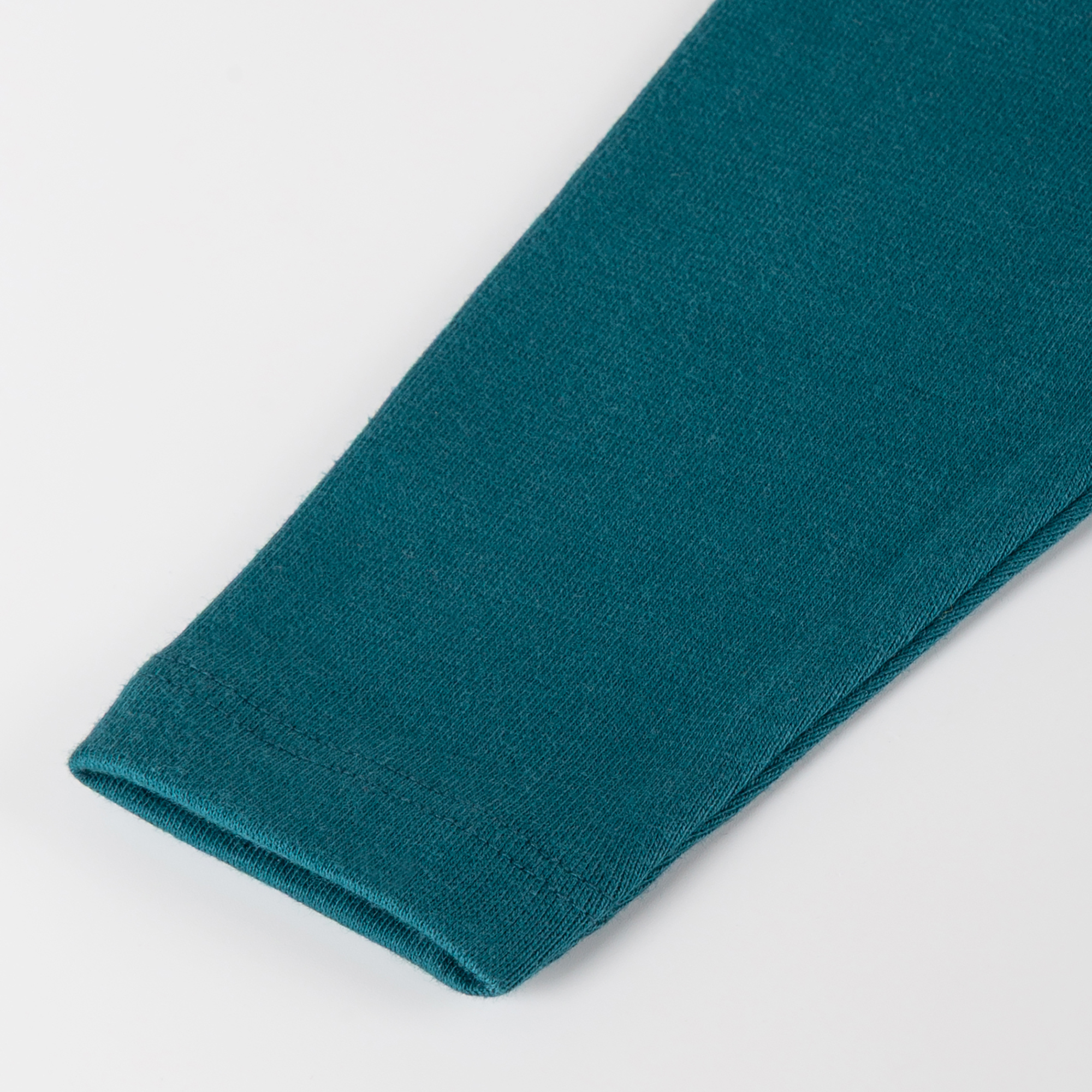 Baby rib knit leggings, teal blue
