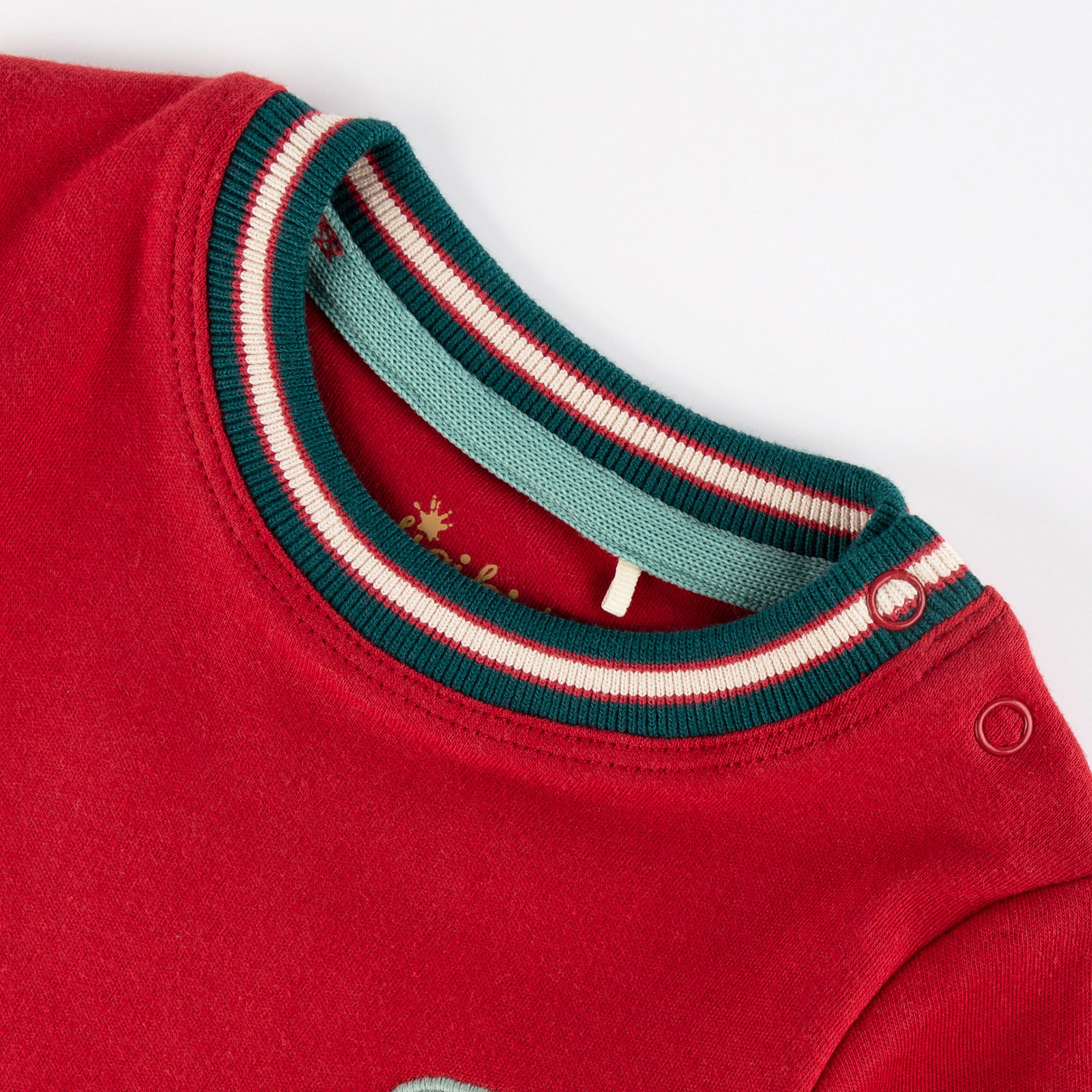 Red baby long sleeve dino T-Rex Red baby long sleeve dino T-Rex