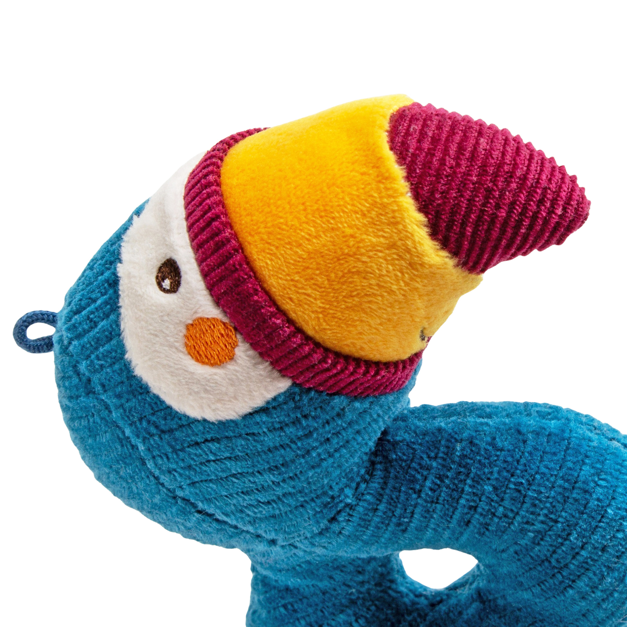 Baby rattle grasp soft toy toucan
