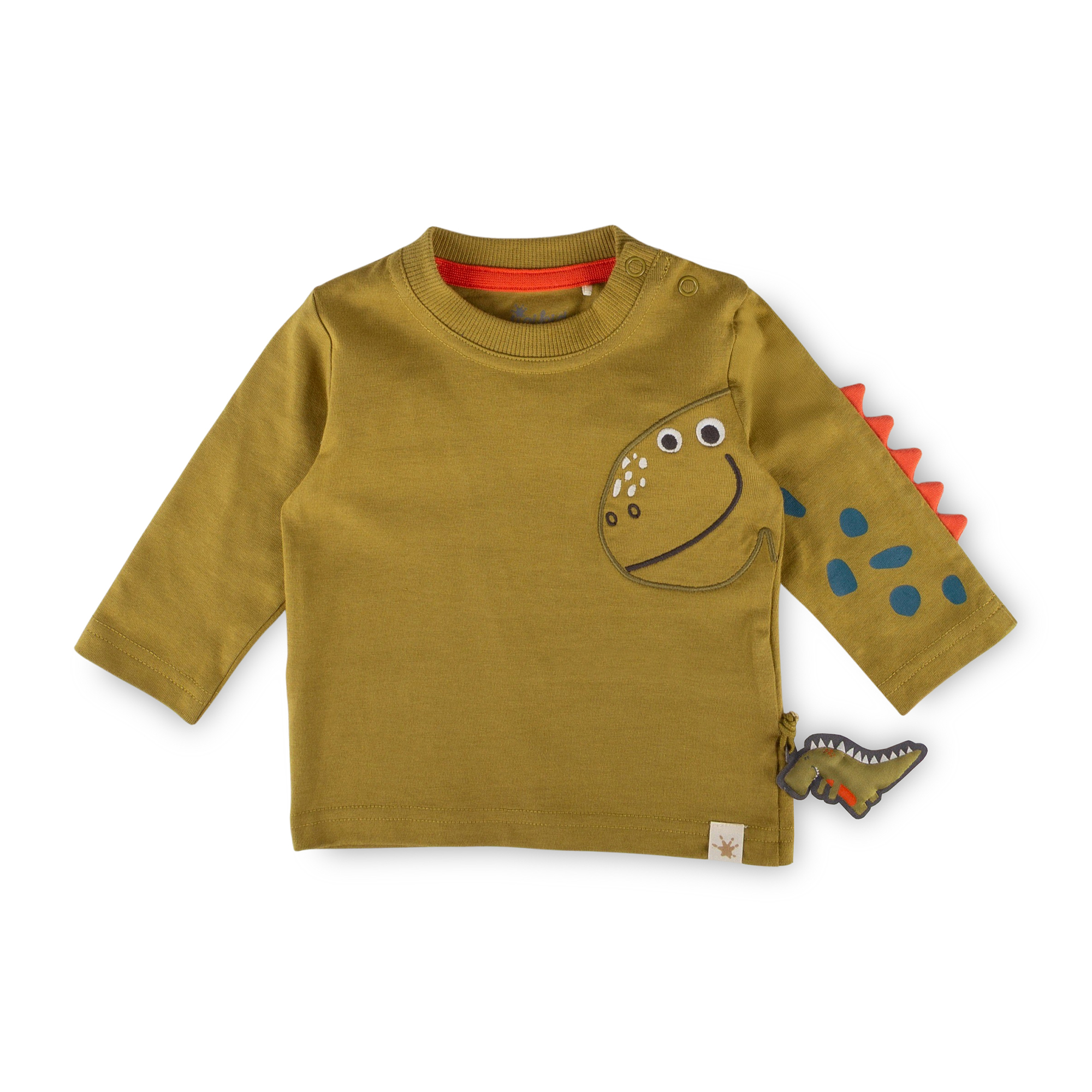 Baby long sleeve Tee khaki, Dino Fun