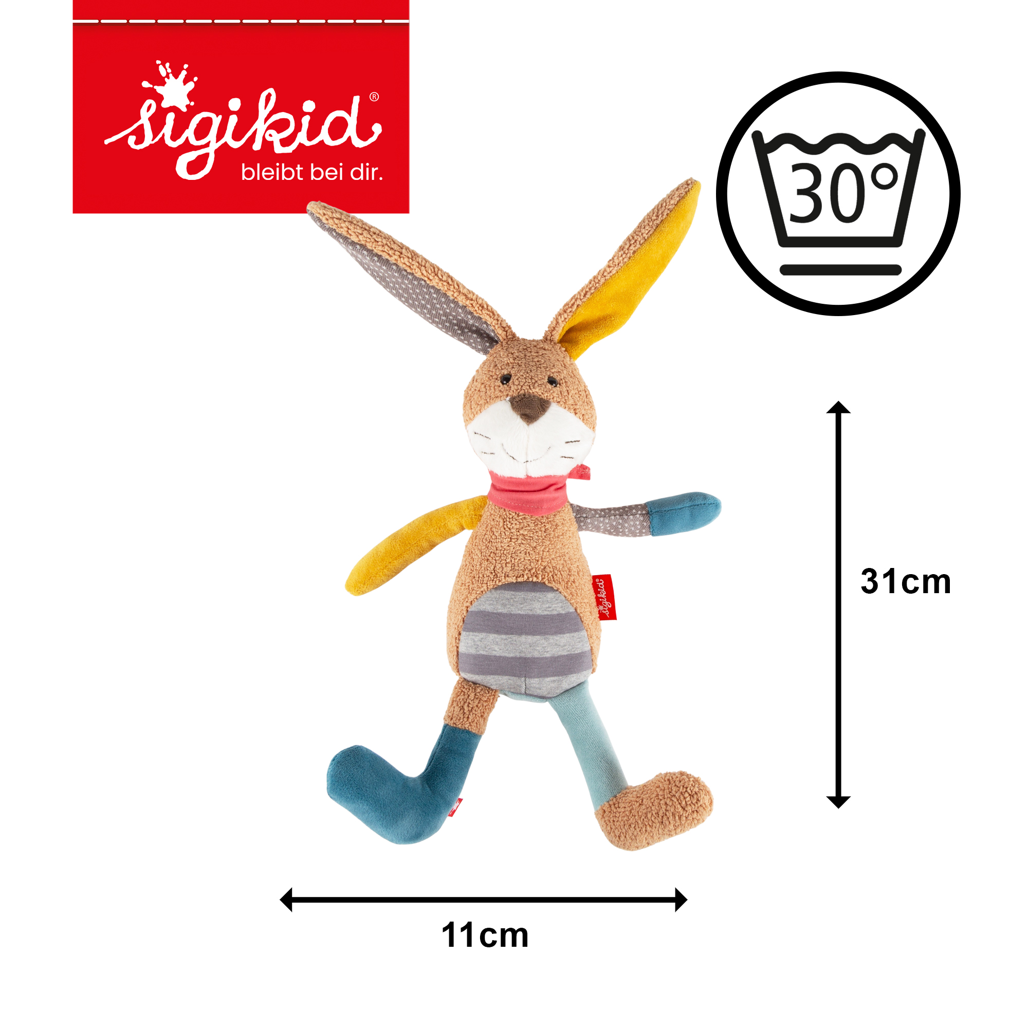 Kuscheltier Hase, Patchwork Sweety