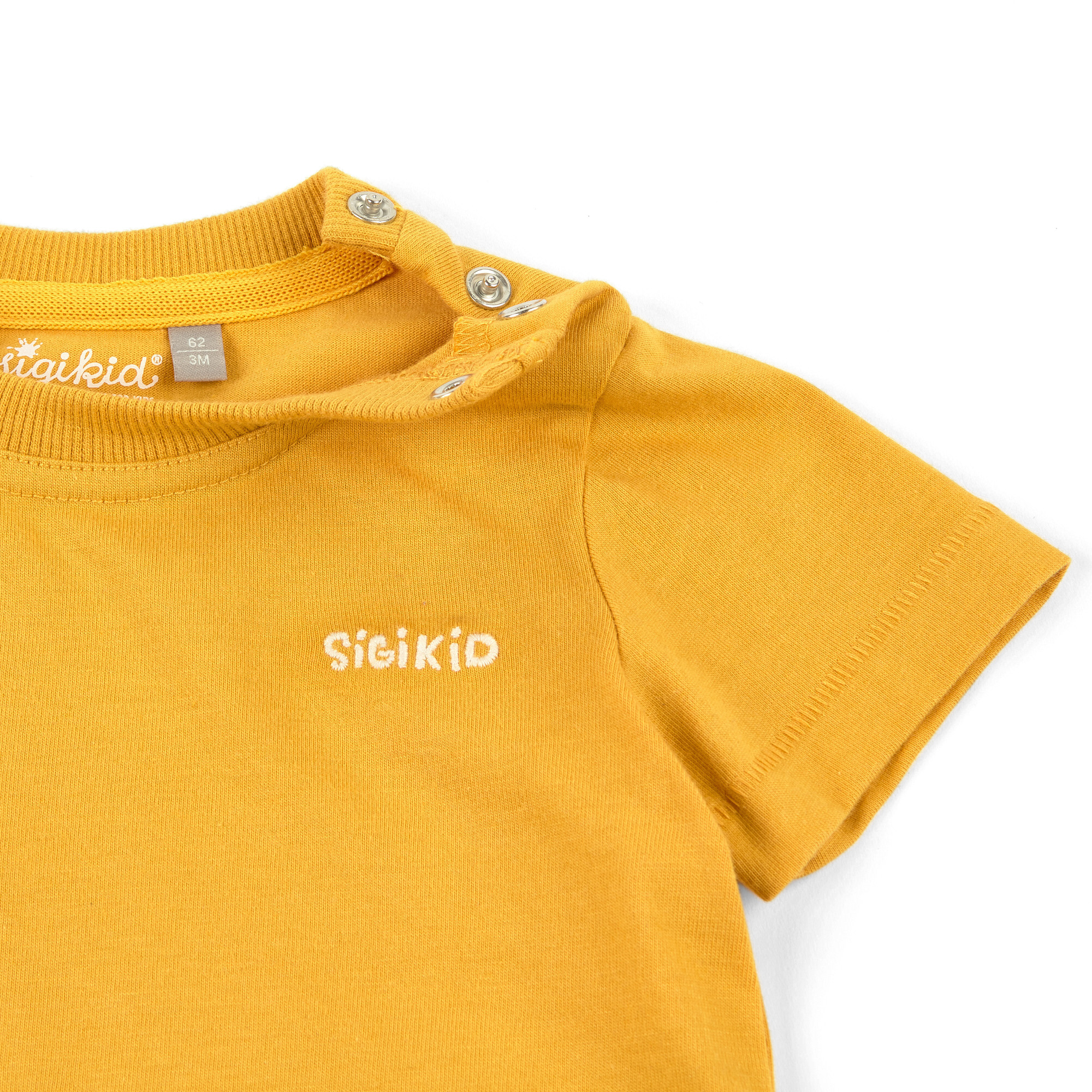Honey-coloured baby T-shirt tractor