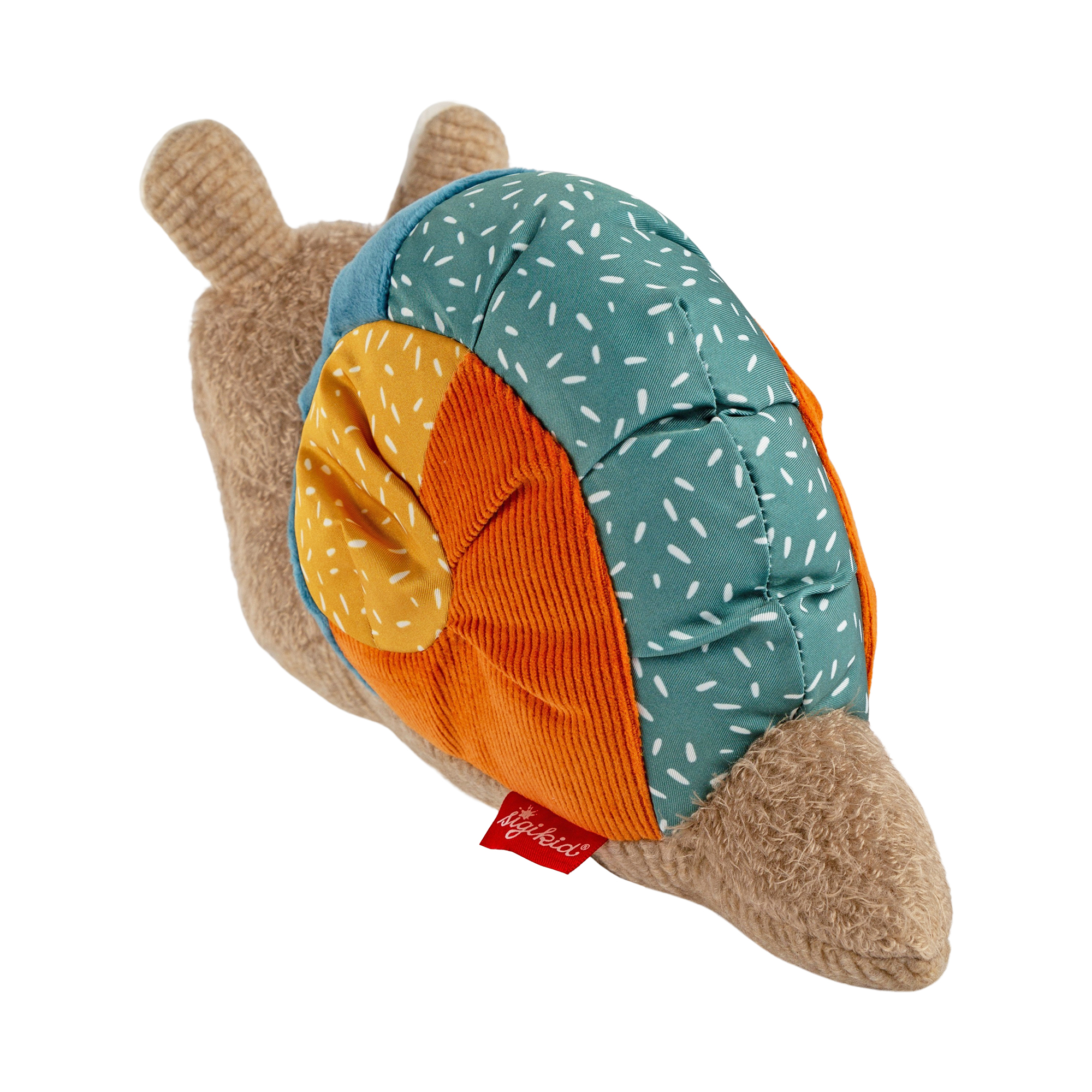 Plush toy snail, Patchwork Sweety