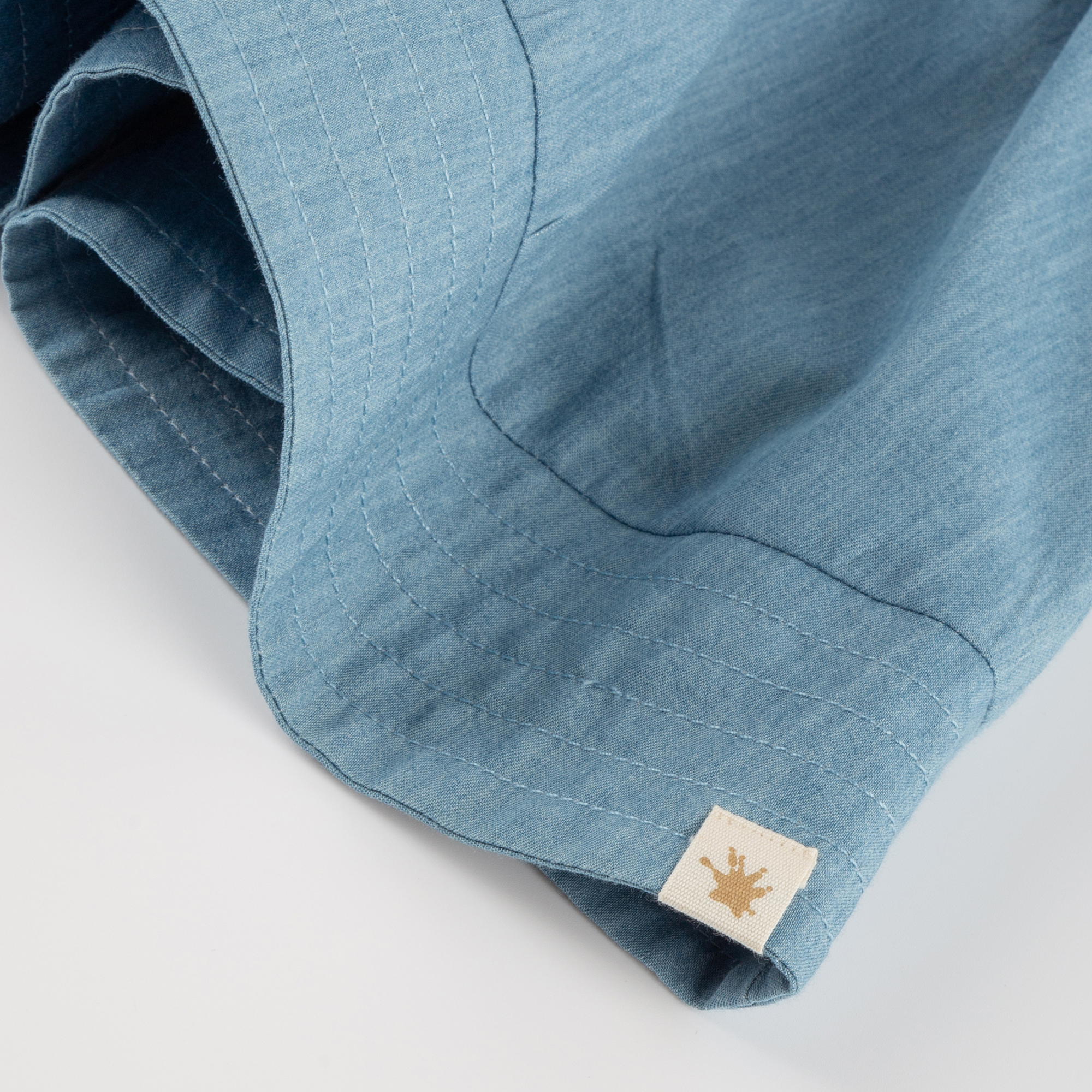 Kinder Sommerkleid mit jeansblauem Rock, Marienkäfer Serie Kinder Sommerkleid mit jeansblauem Rock, Marienkäfer Serie