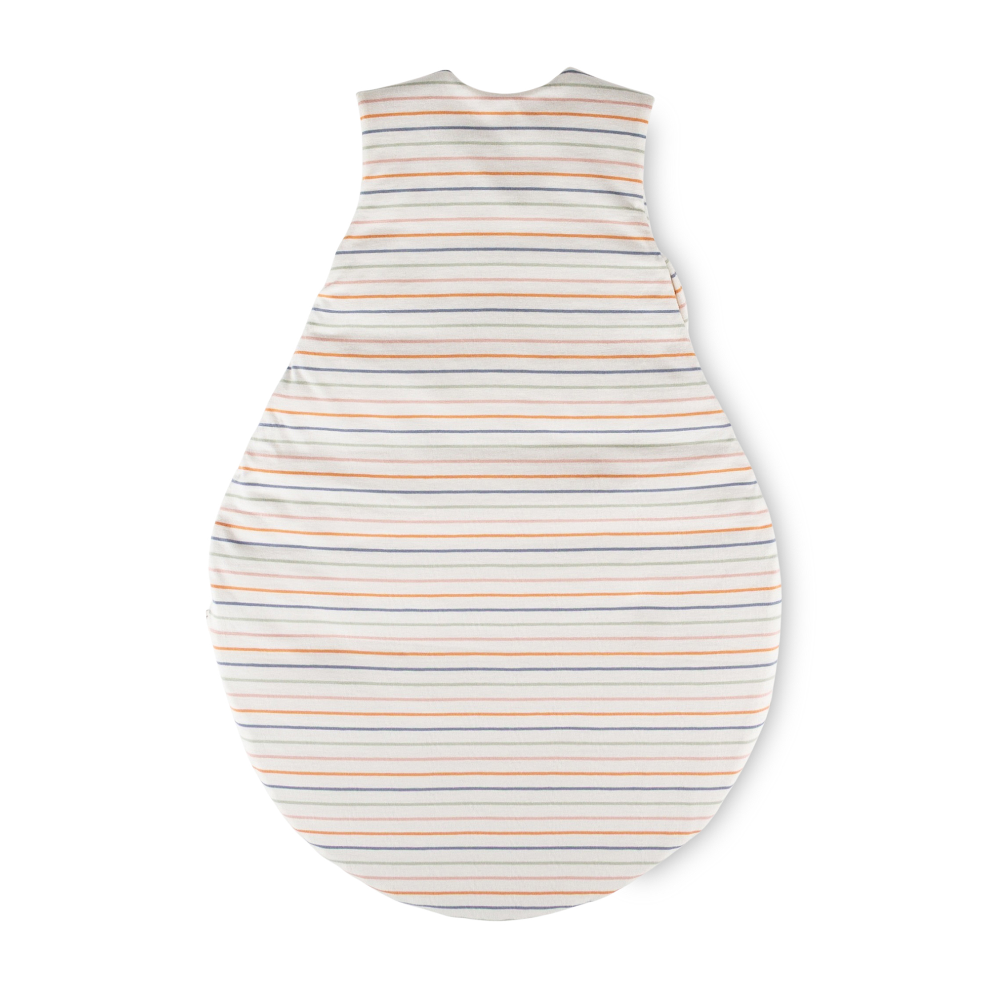 Newborn baby padded sleeping bag, striped