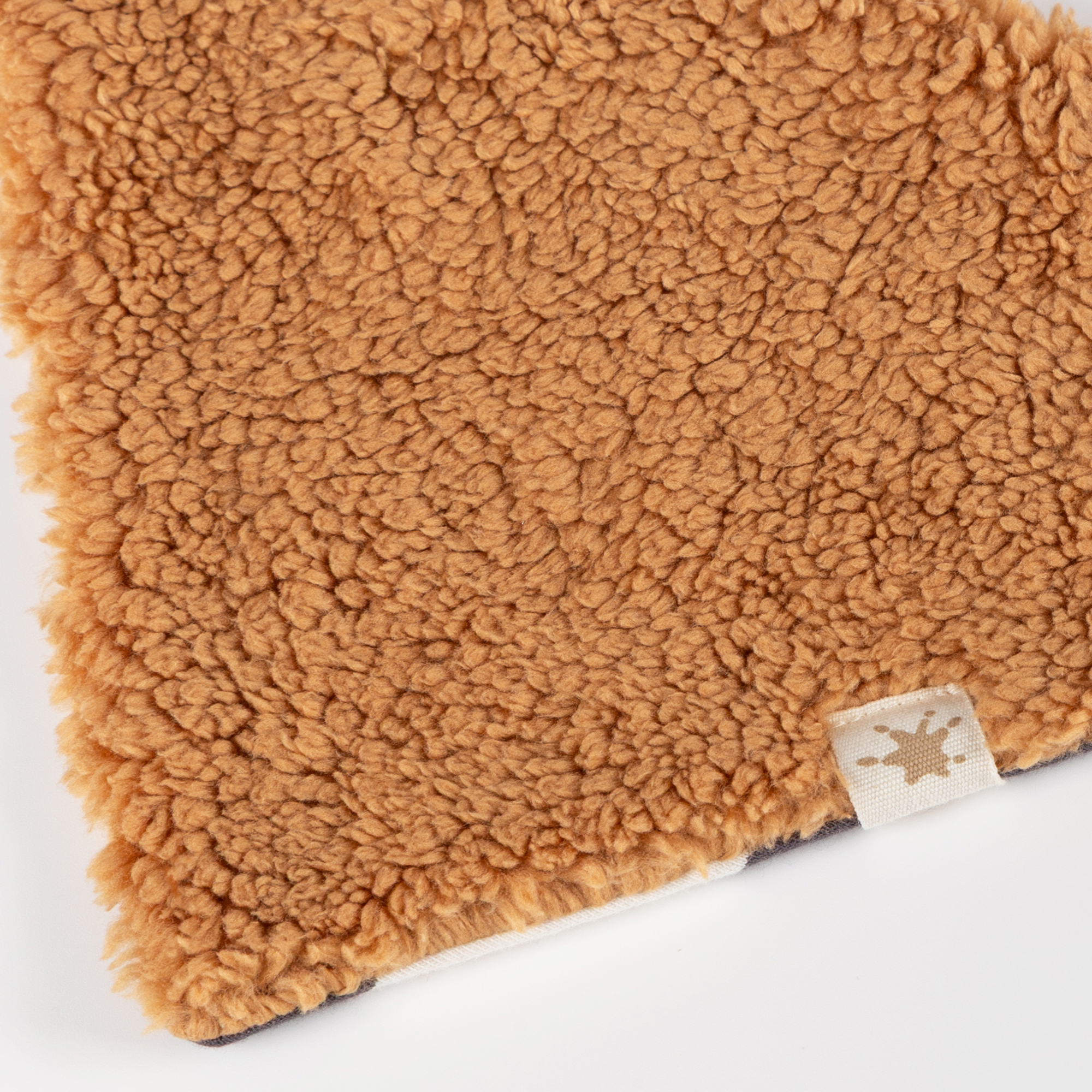 Baby Wendehalstuch Winterbär, Fleece oder grau/weiß gestreift