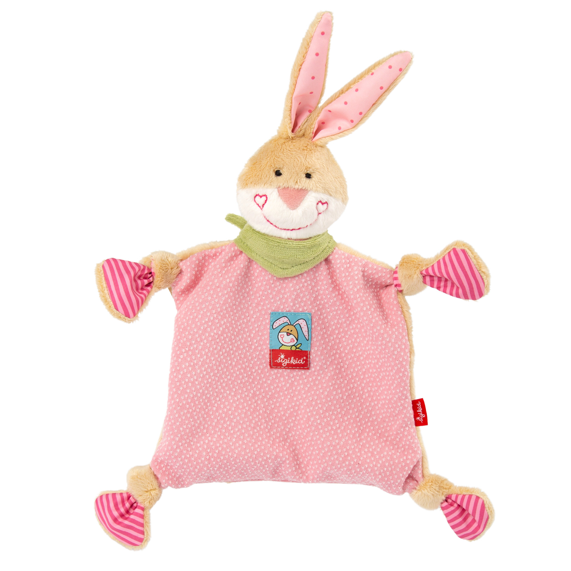 Flowery pink baby blankie Bunny Flowery pink baby blankie Bunny