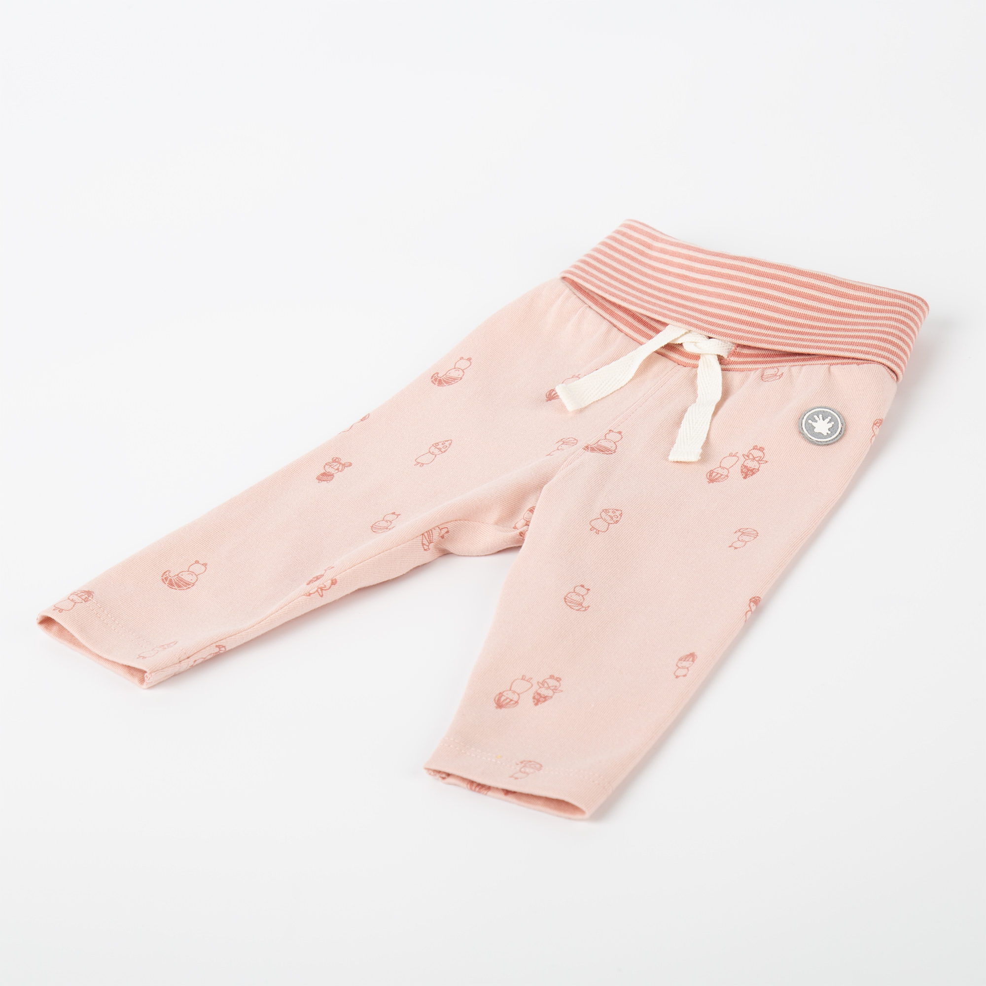 Baby Hose, rosa bedruckt