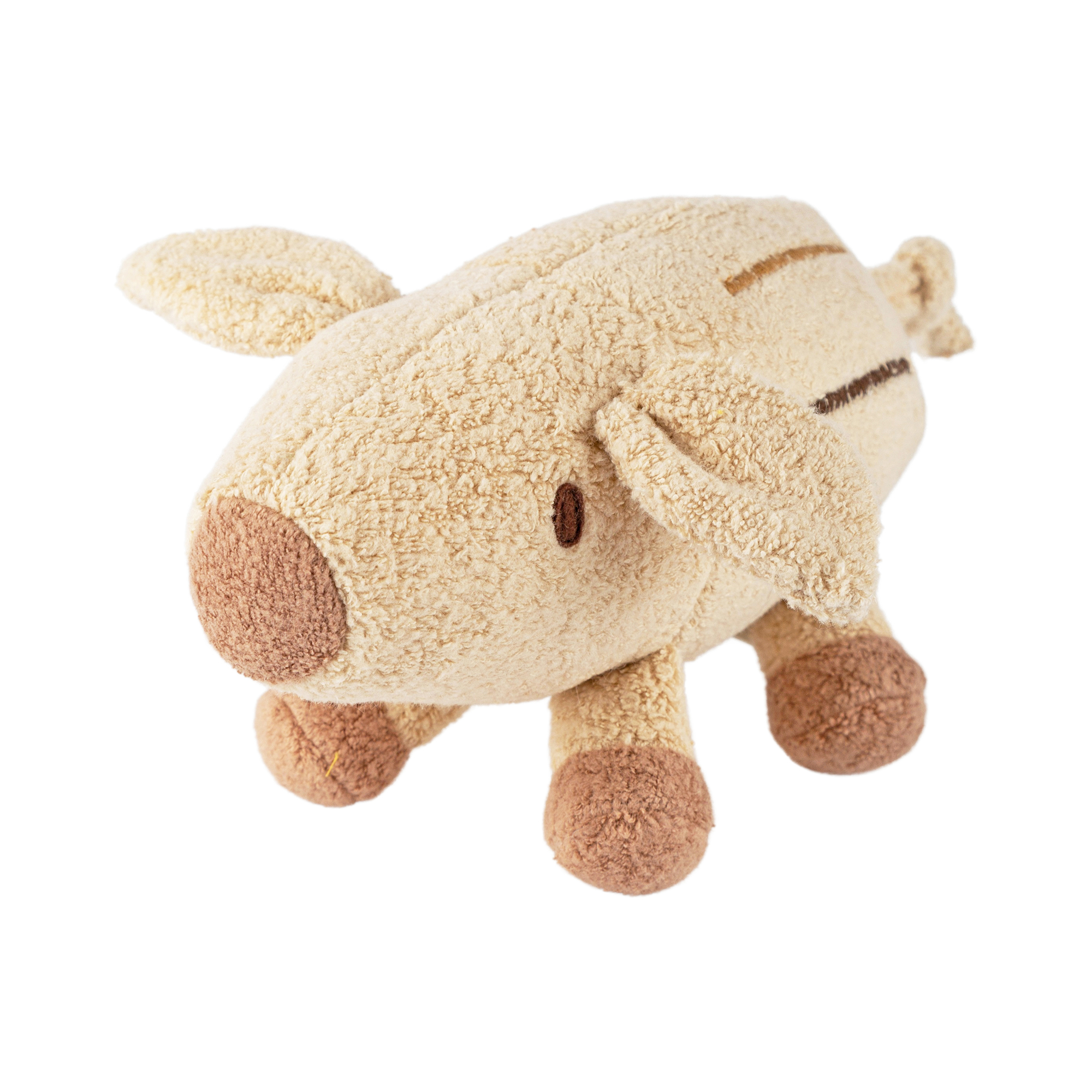 Plush striped piglet Rupert, Mister O'Lui Plush striped piglet Rupert, Mister O'Lui