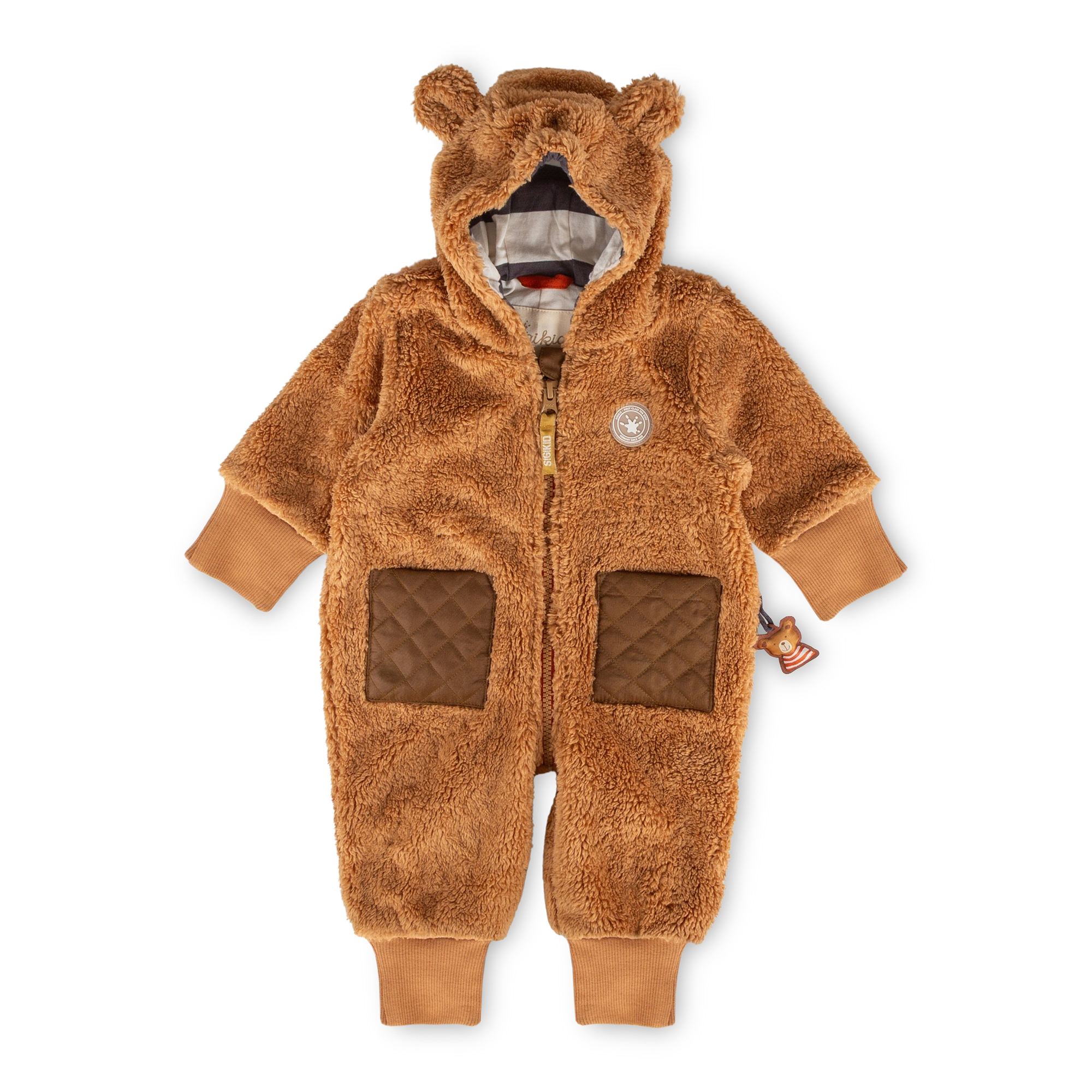 Baby Sherpa Fleeceoverall Winterbär, braun