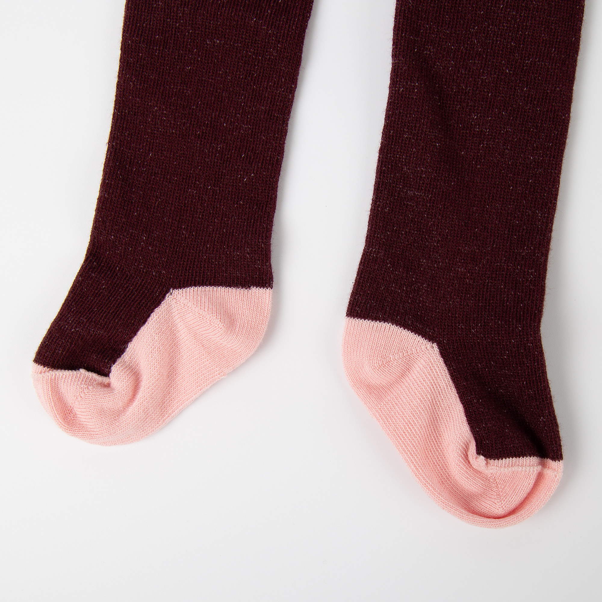 2 pair set baby tights pink/burgundy 2 pair set baby tights pink/burgundy