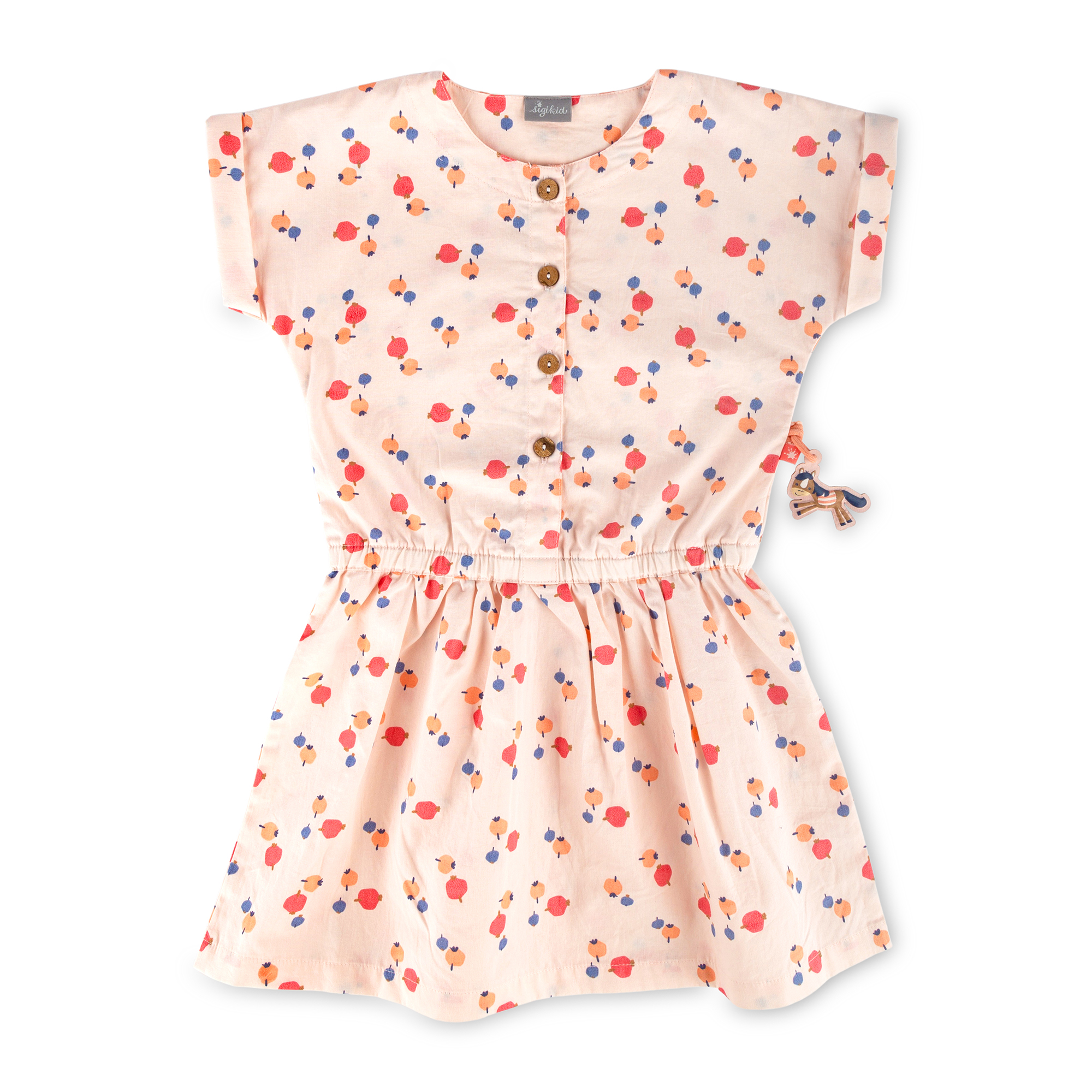Children's berry print batiste summer dress