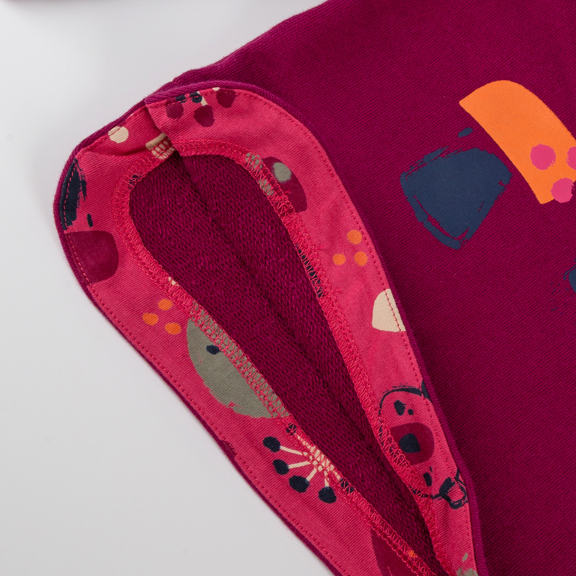 Kinder Sweatshirt Bär Fancy Forest, dunkelpink Kinder Sweatshirt Bär Fancy Forest, dunkelpink