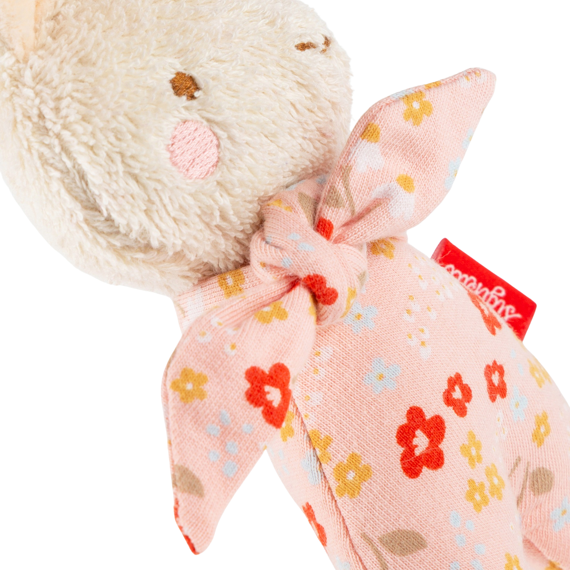 Baby Mini-Greifling Hase, weiß