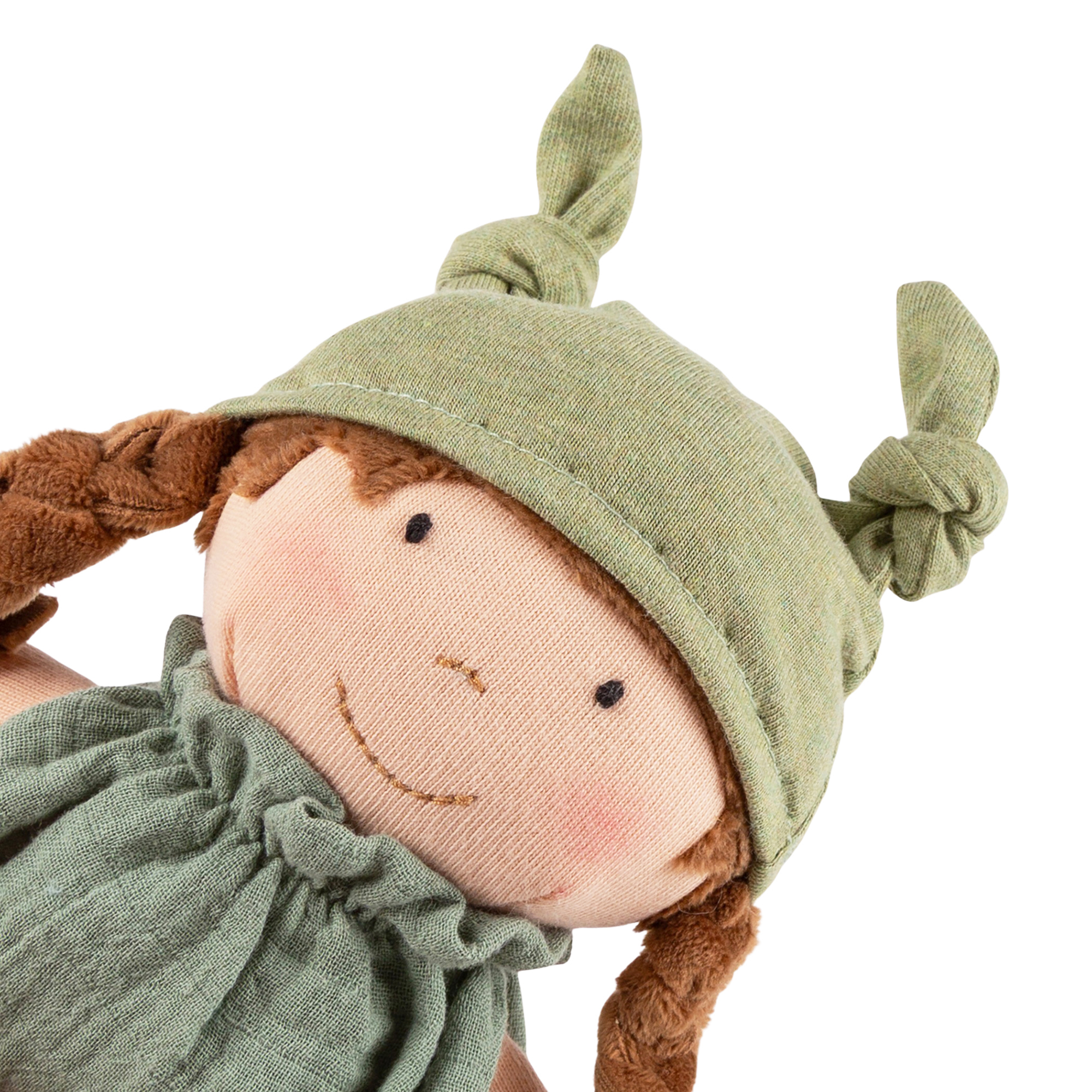 Baby soft doll Brenda Bilipup, green
