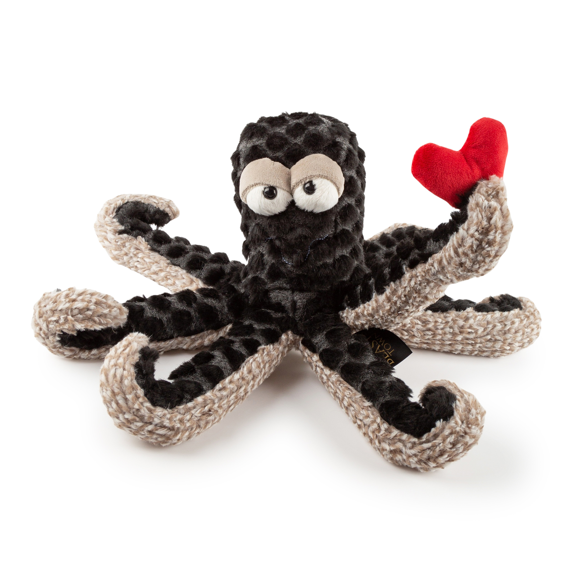 Plush octopus Deep Water Dandy with heart, Beasts