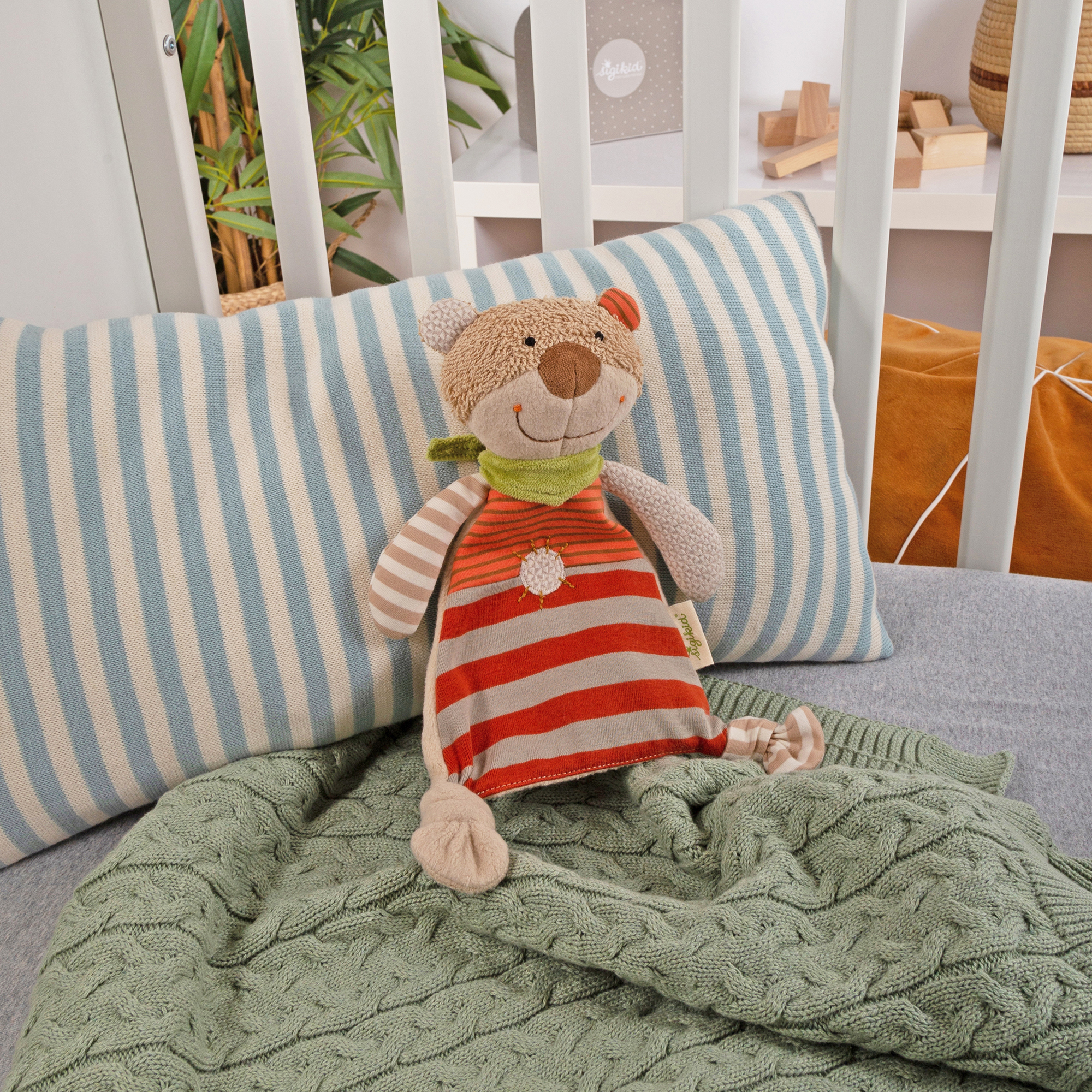 Baby blankie teddy, organic