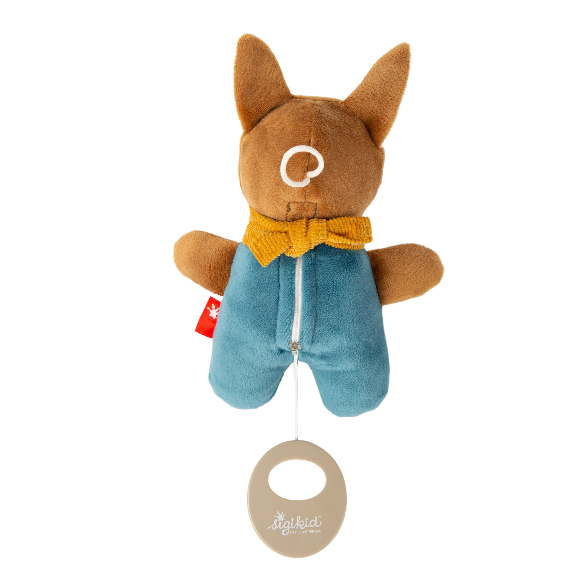 Musical mini baby plush toy fox