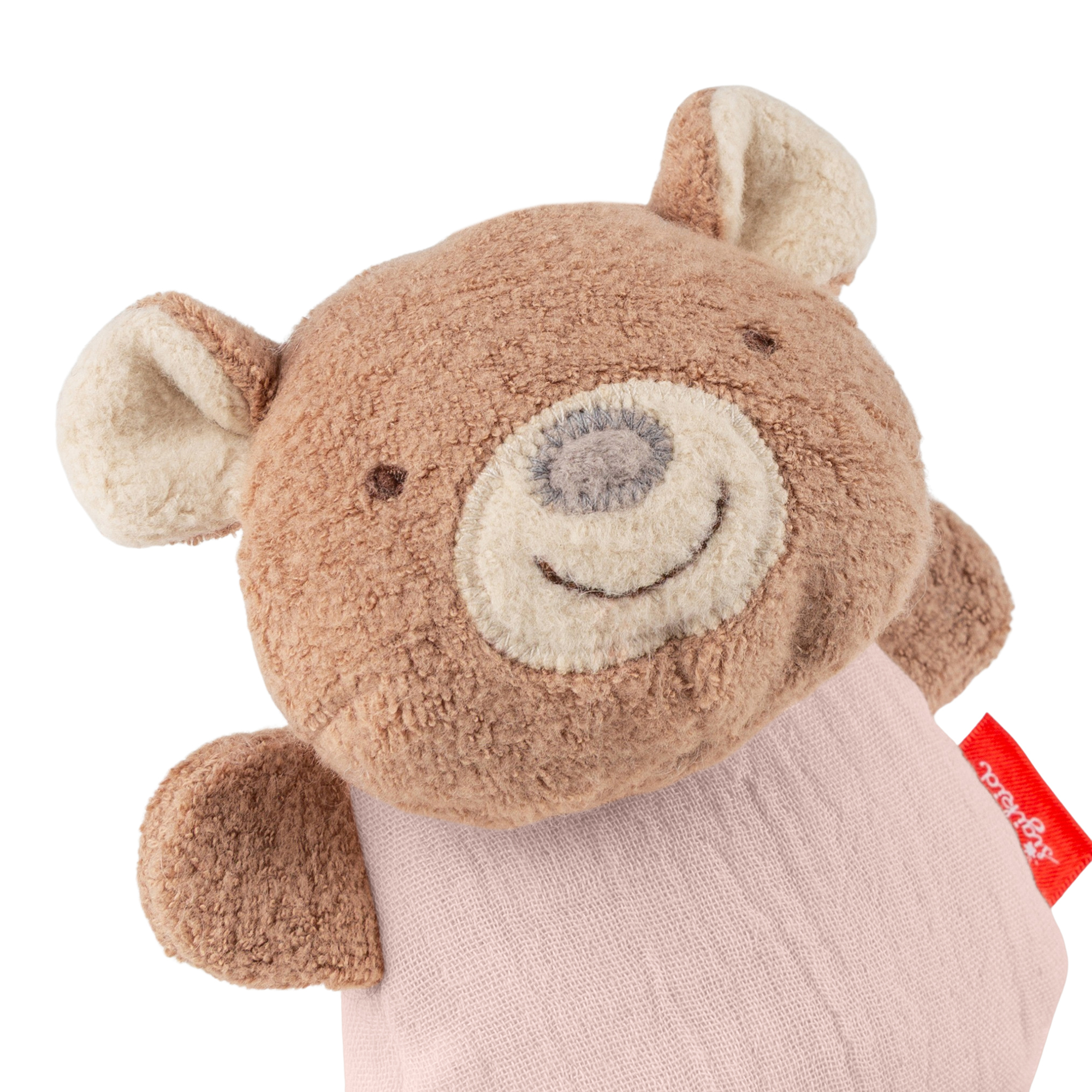 Baby Musselin Knister Greifling Bär