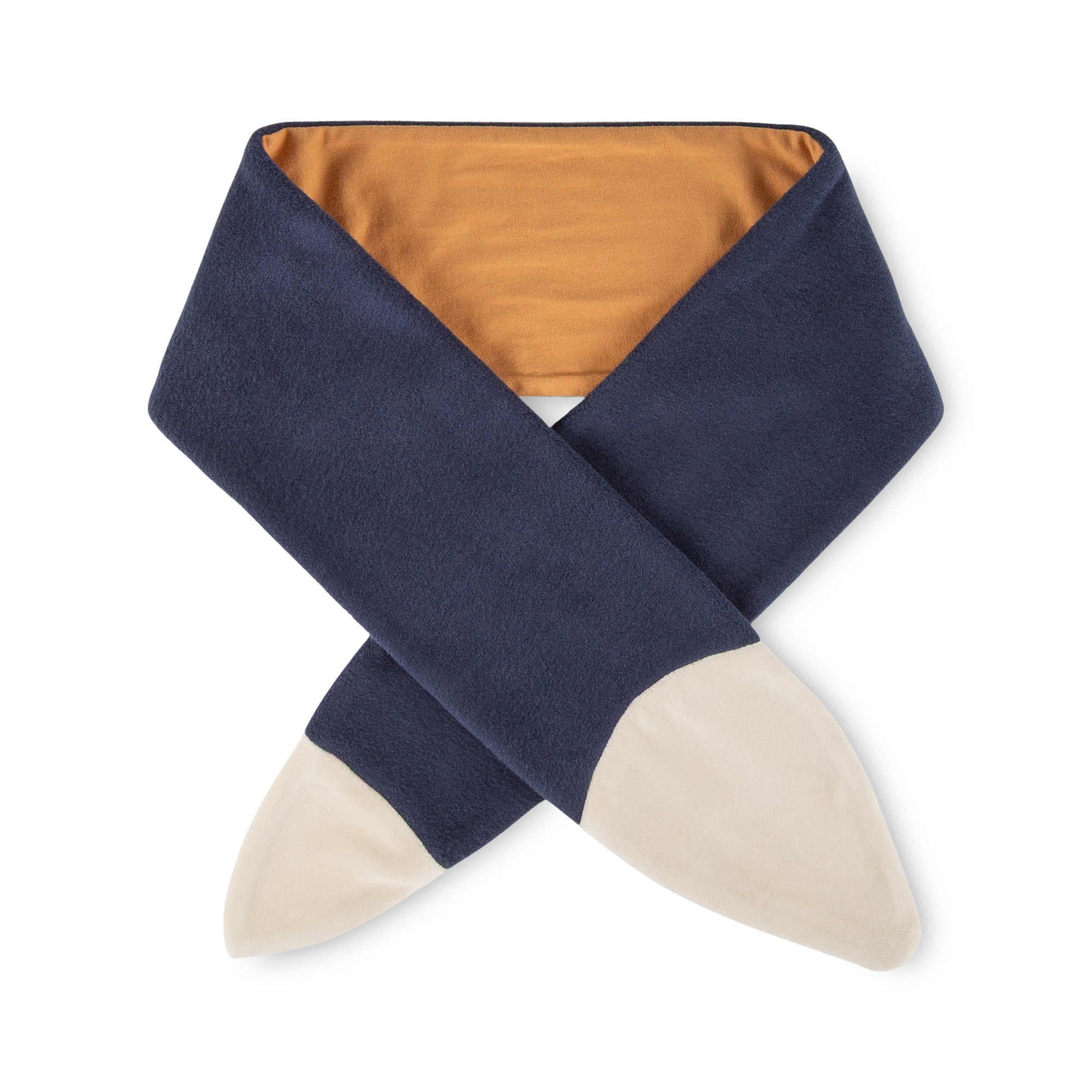 Children's scarf Wild Fox, fleece lining