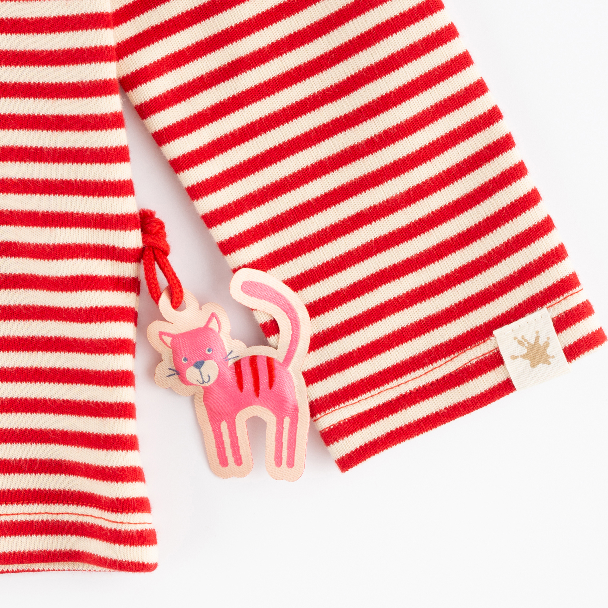 Striped children's long sleeve Tee Wild Cat