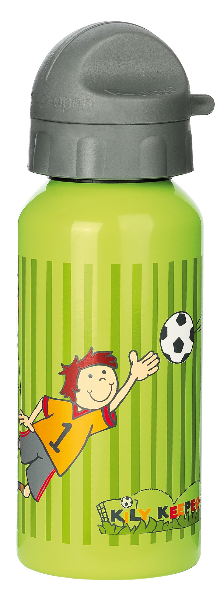 Kinder Trinkflasche für Fußball Fans Kily Keeper