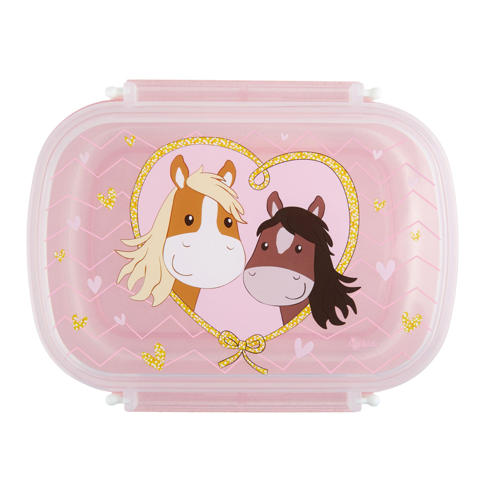 Children's stainless steel bottle 400 ml & lunch box pony love Children's stainless steel bottle 400 ml & lunch box pony love