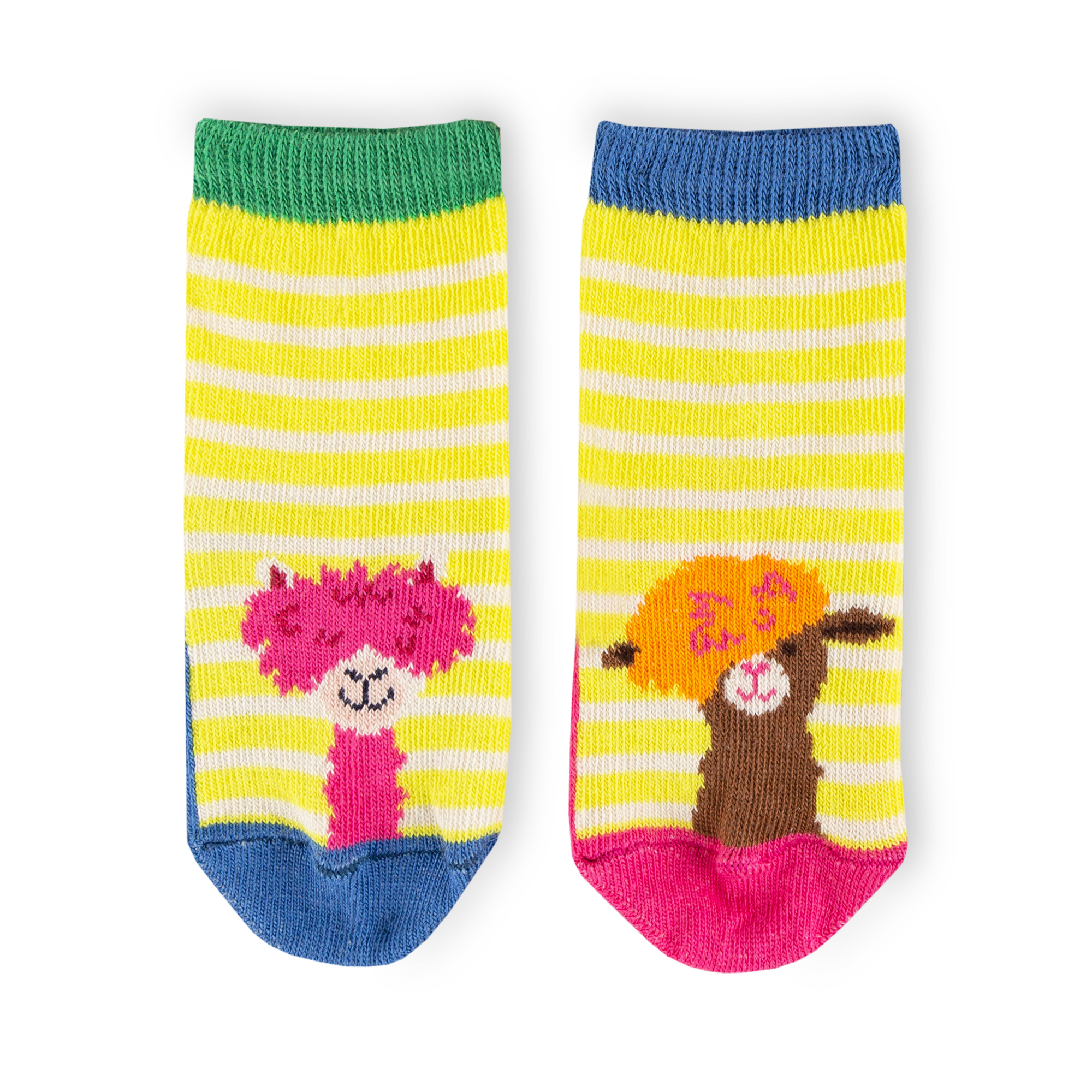 Kinder 3er Socken-Set, Lama, bunt