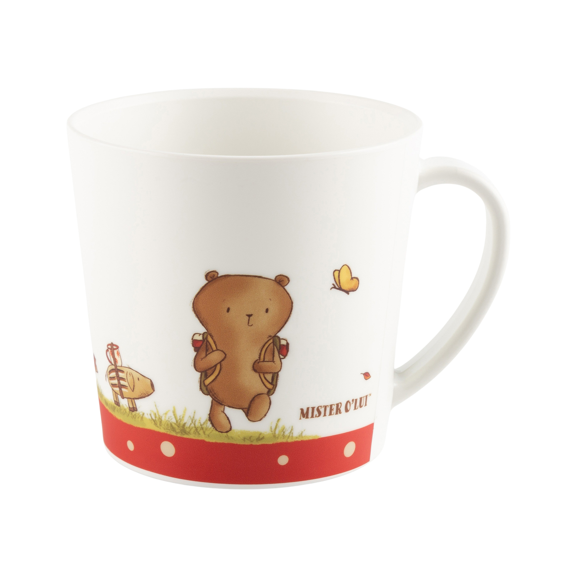 Children's mug beaverbear Mister O'Lui, rPET Children's mug beaverbear Mister O'Lui, rPET