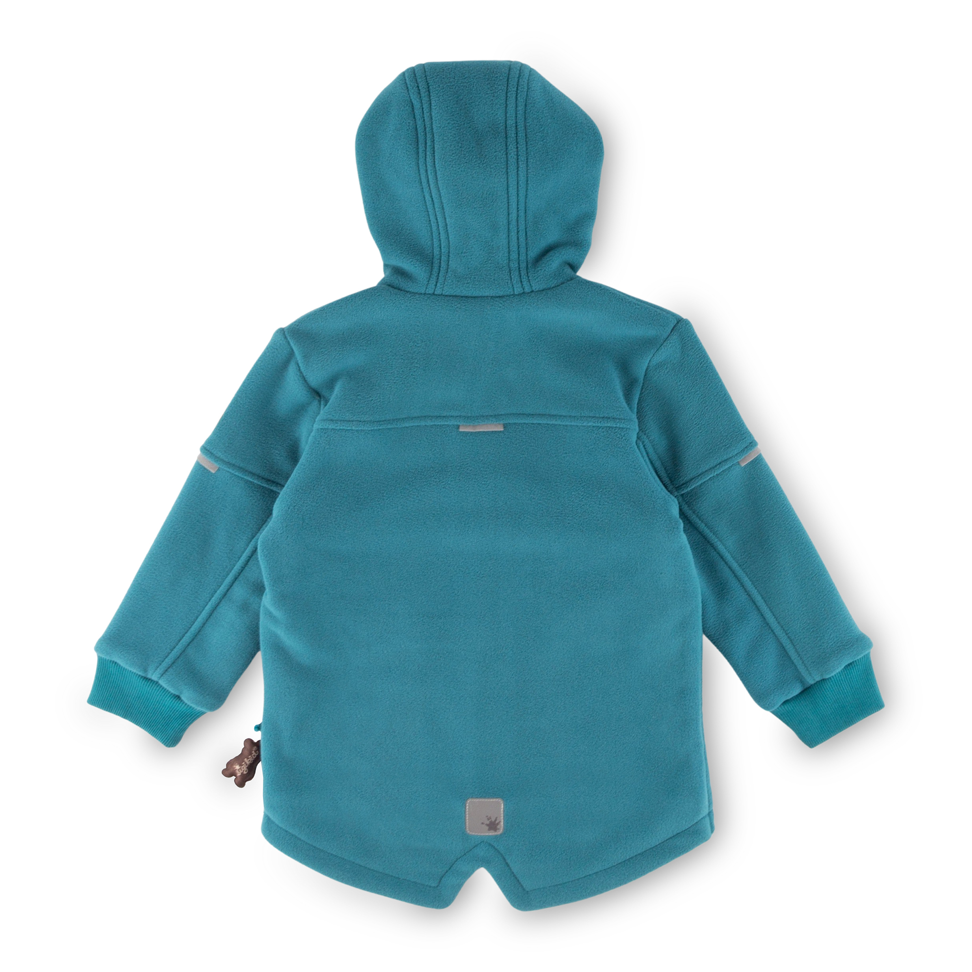 Hooded children's fleece jacket, lined, Winter Animals