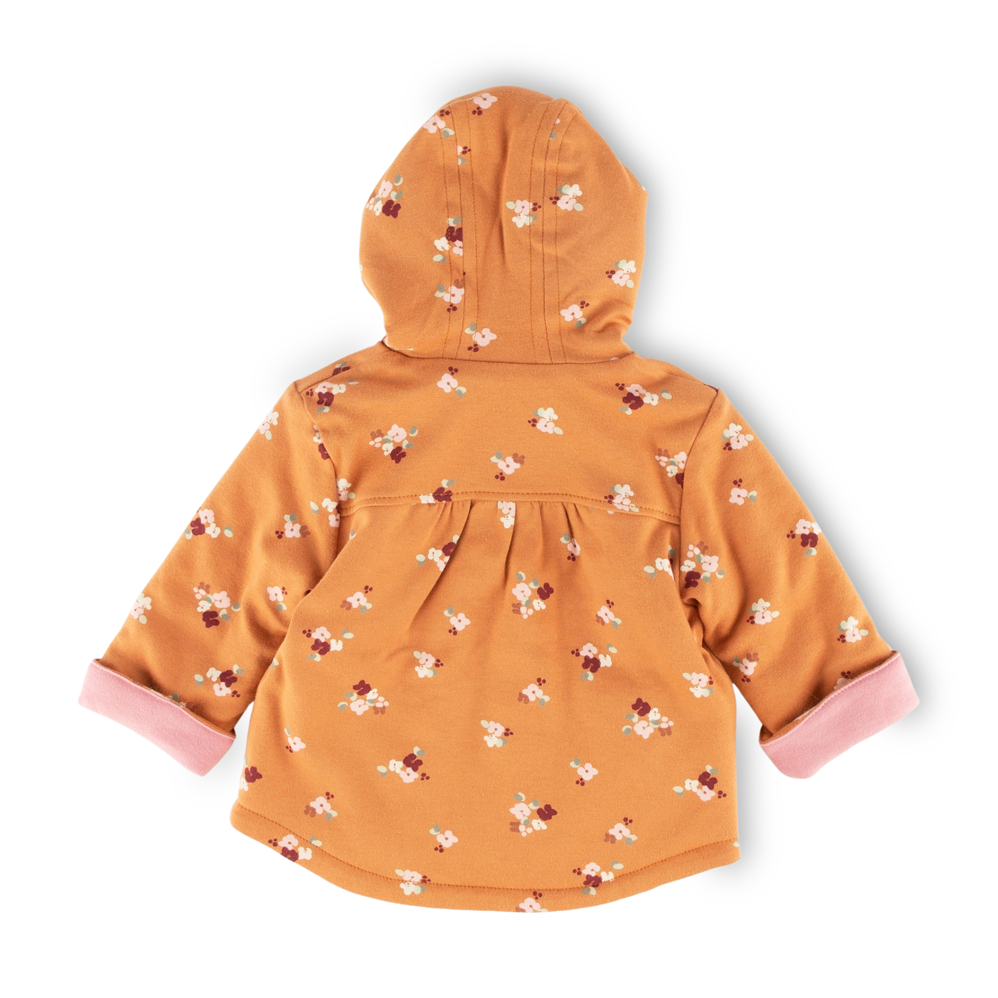 Baby Wendejacke, Blümchen Print und rosa