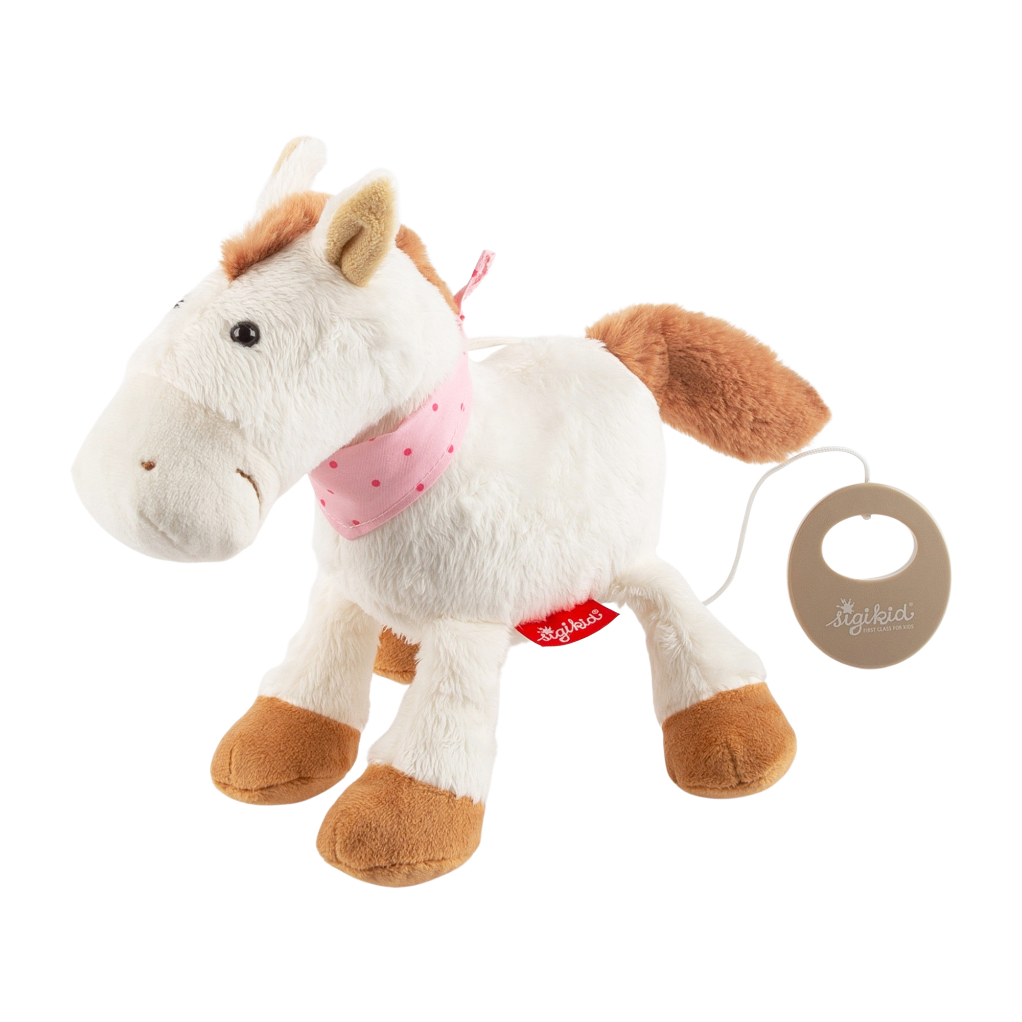 Musical plush toy horse, "Three Gifts for Cinderella"