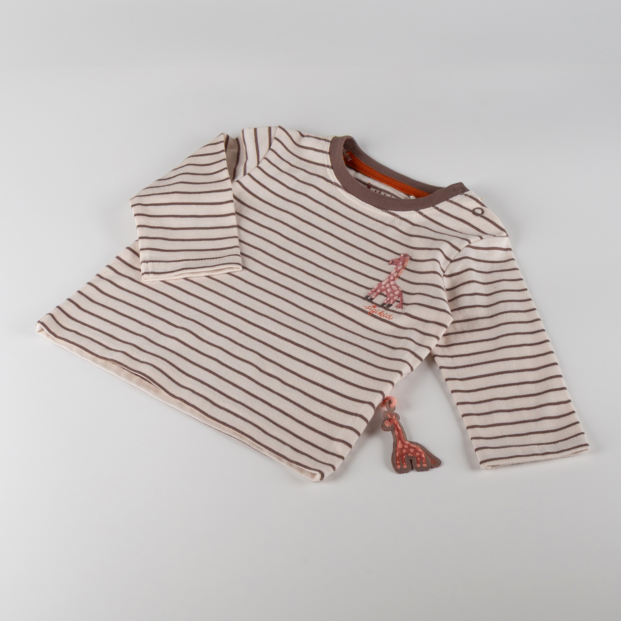 Striped baby long sleeve Tee, Savanne