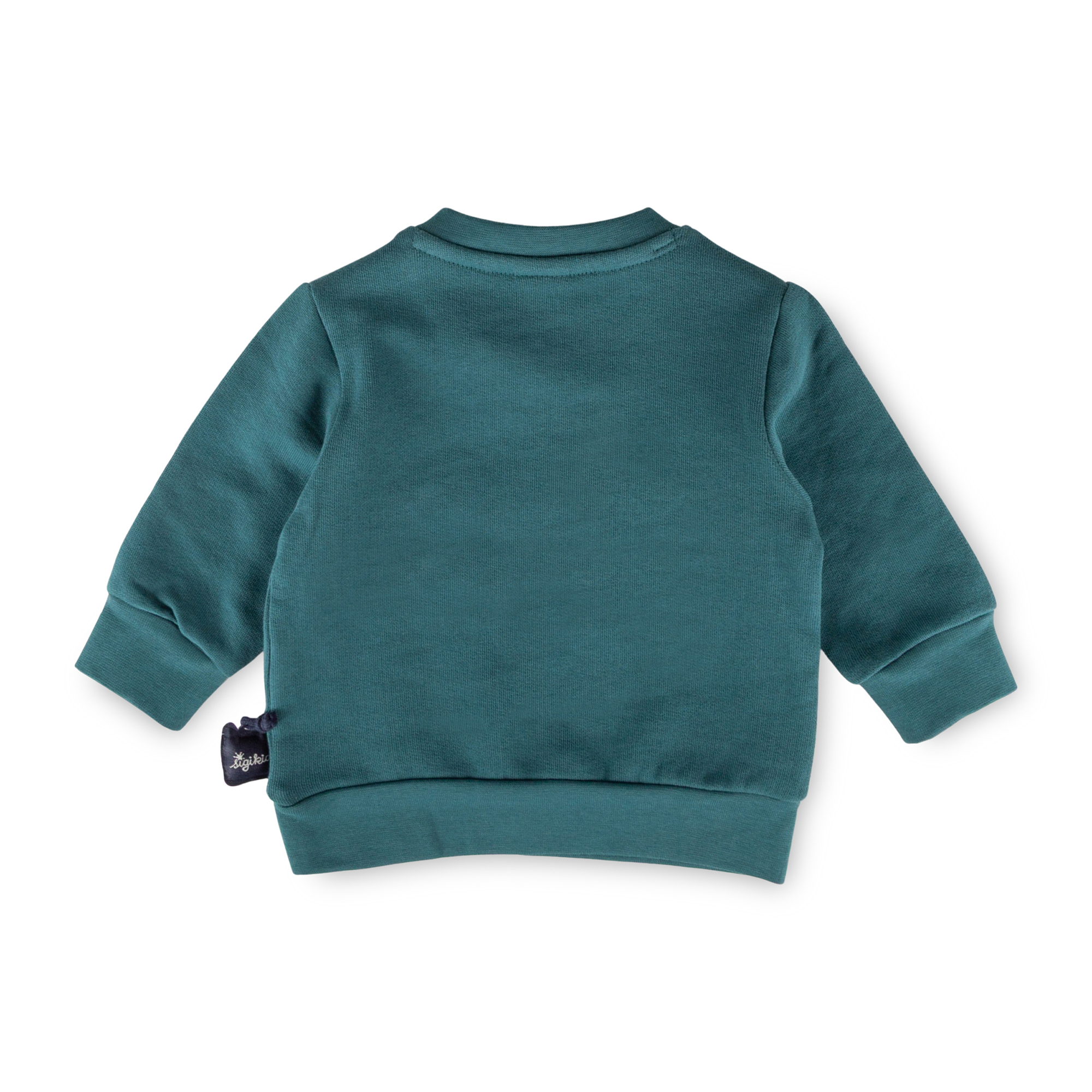 Baby Sweatshirt Fuchs, petrolblau