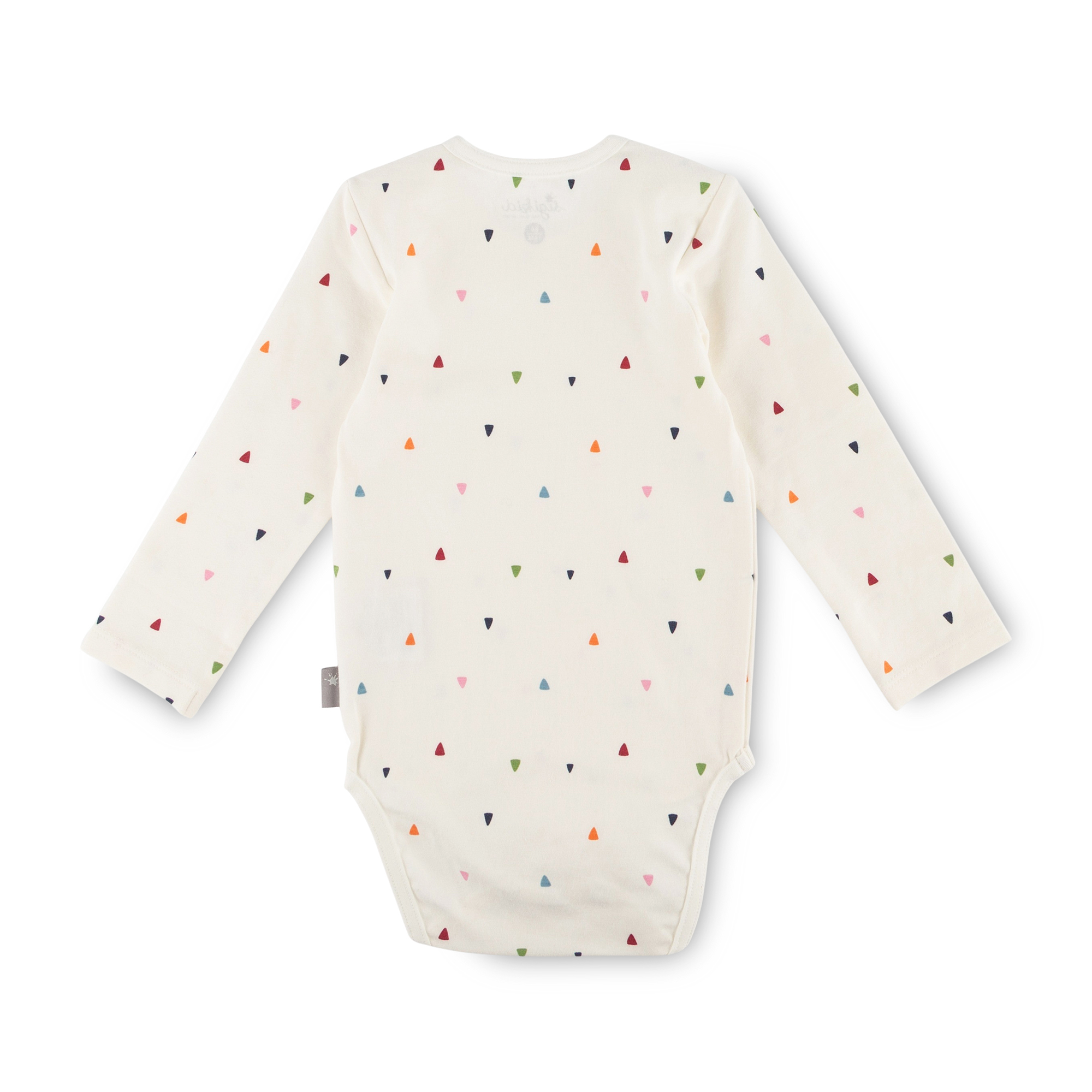 Langarm Baby Body, bunt bedruckt Langarm Baby Body, bunt bedruckt