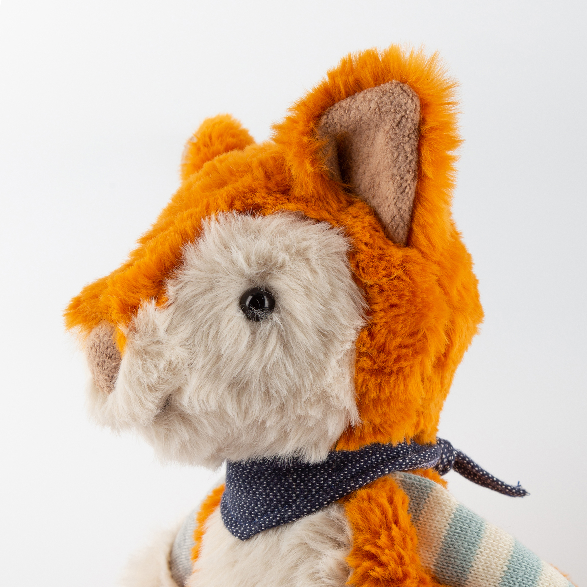 Fluffy plush fox, Patchwork Sweety