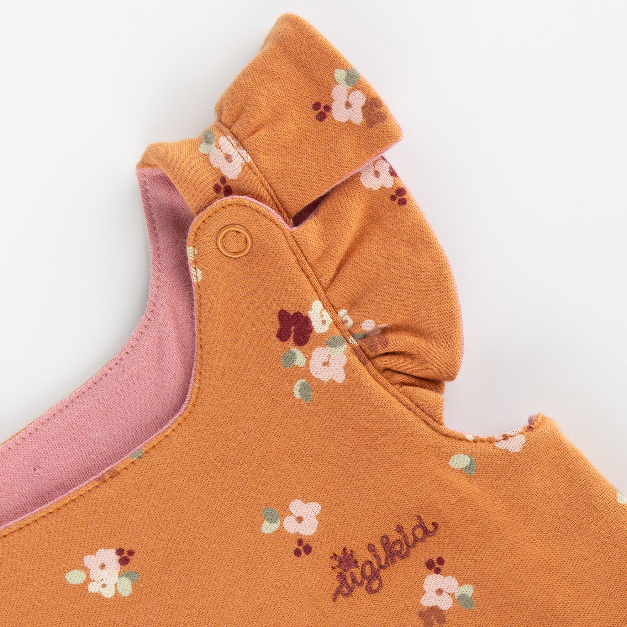 Baby Wendekleid, Blümchen Print und rosa