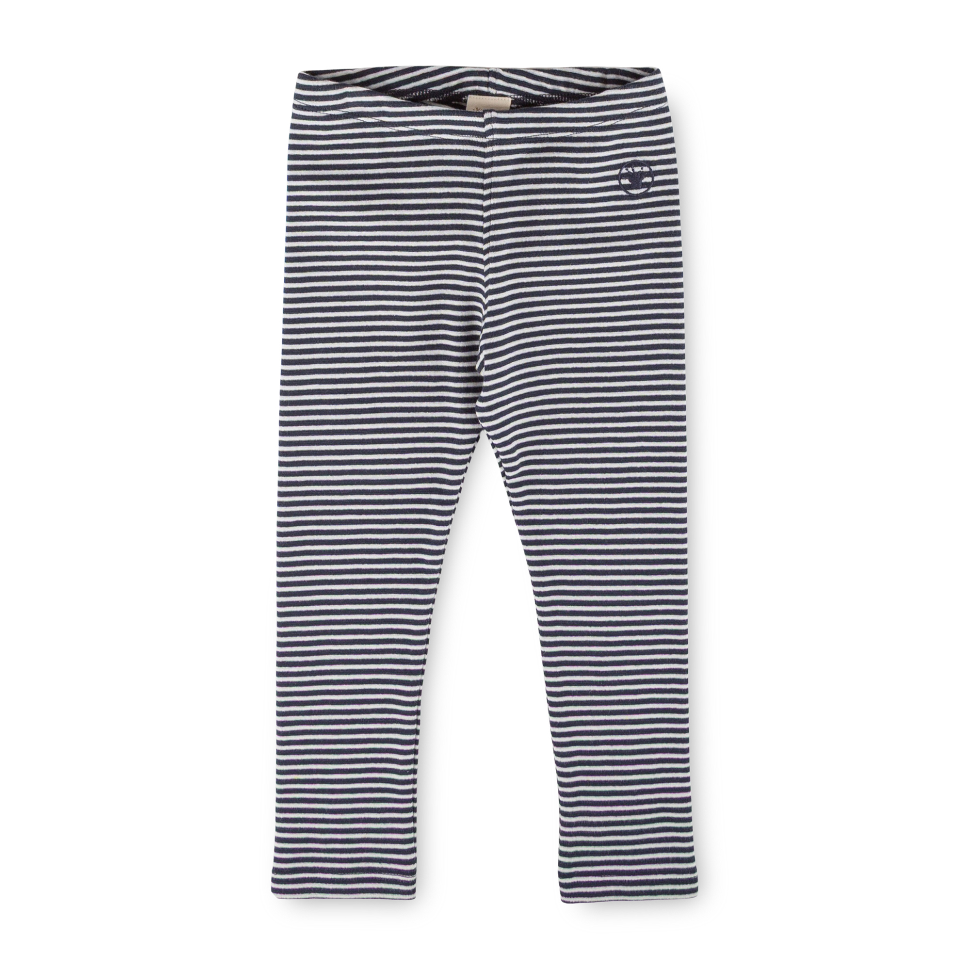 Kinder Ringel Leggings Magic Owl, blau-weiß Kinder Ringel Leggings Magic Owl, blau-weiß