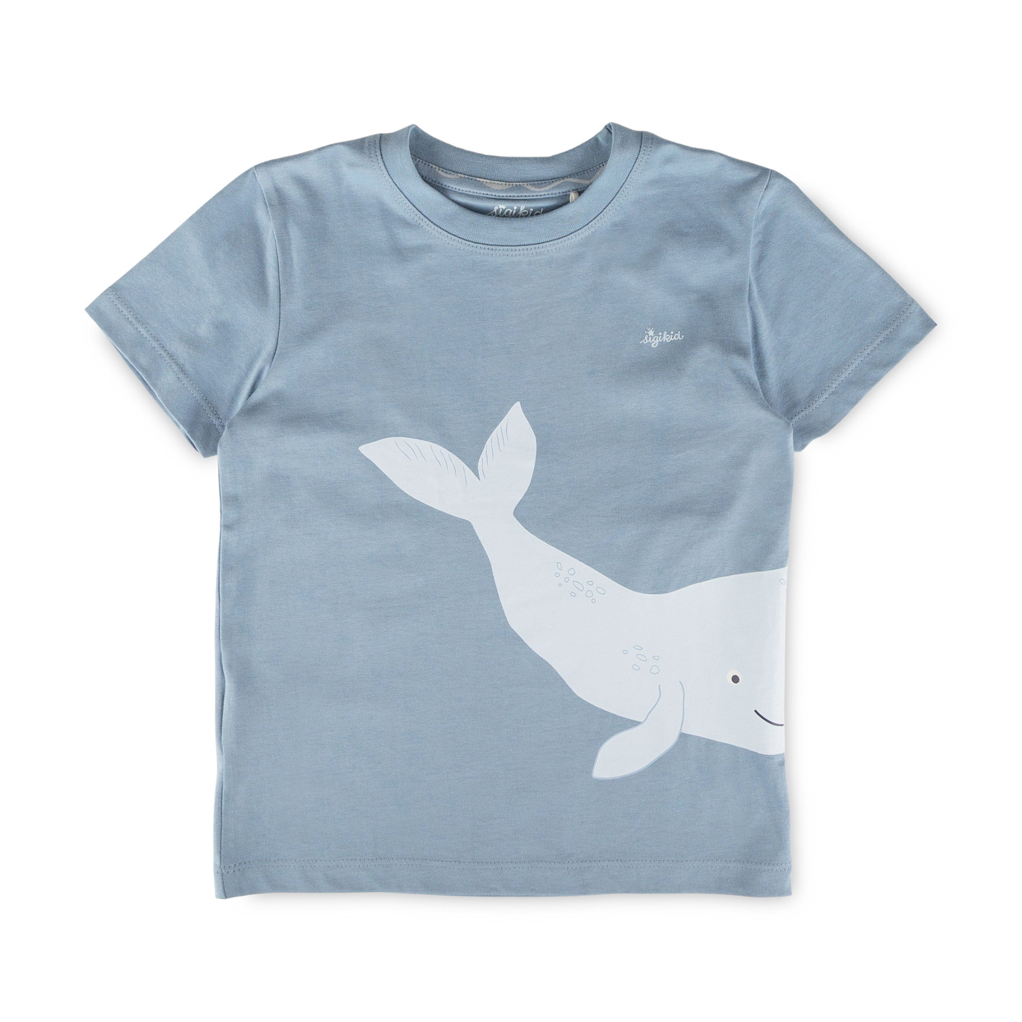 Children's shorty pyjamas whale, light blue