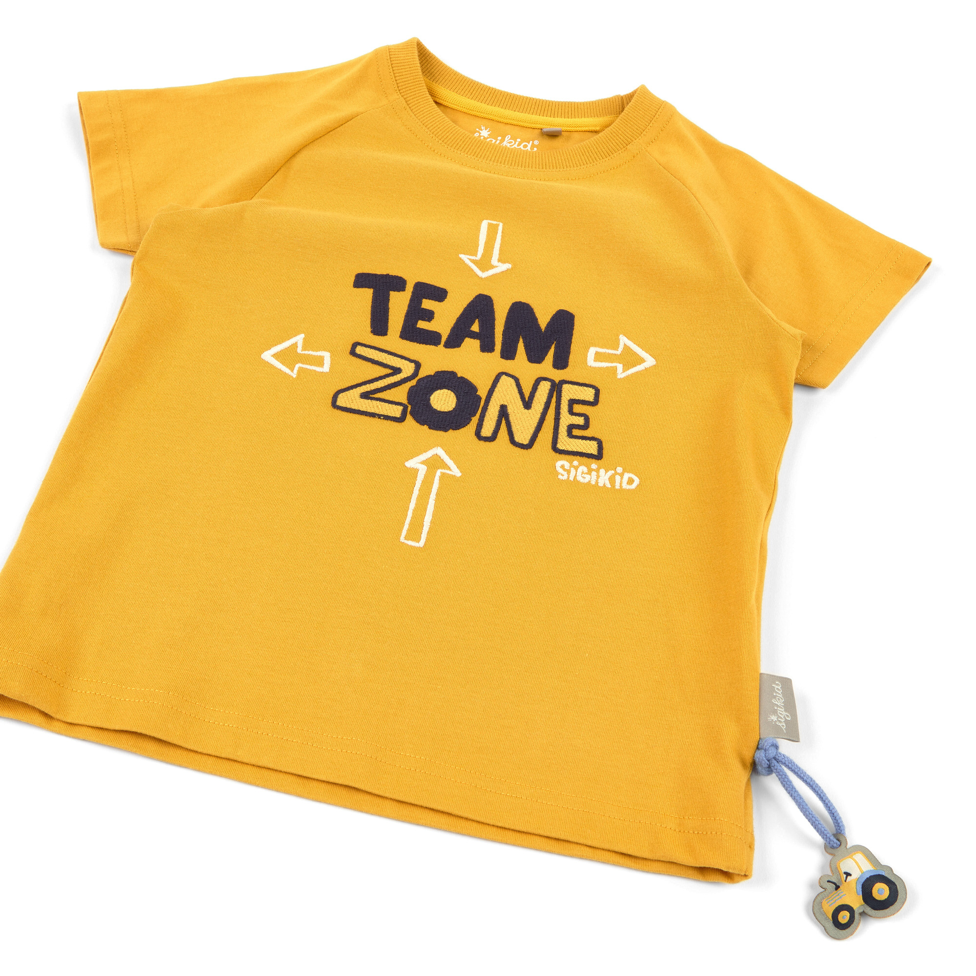 Children's T-shirt Team Zone, honey yellow