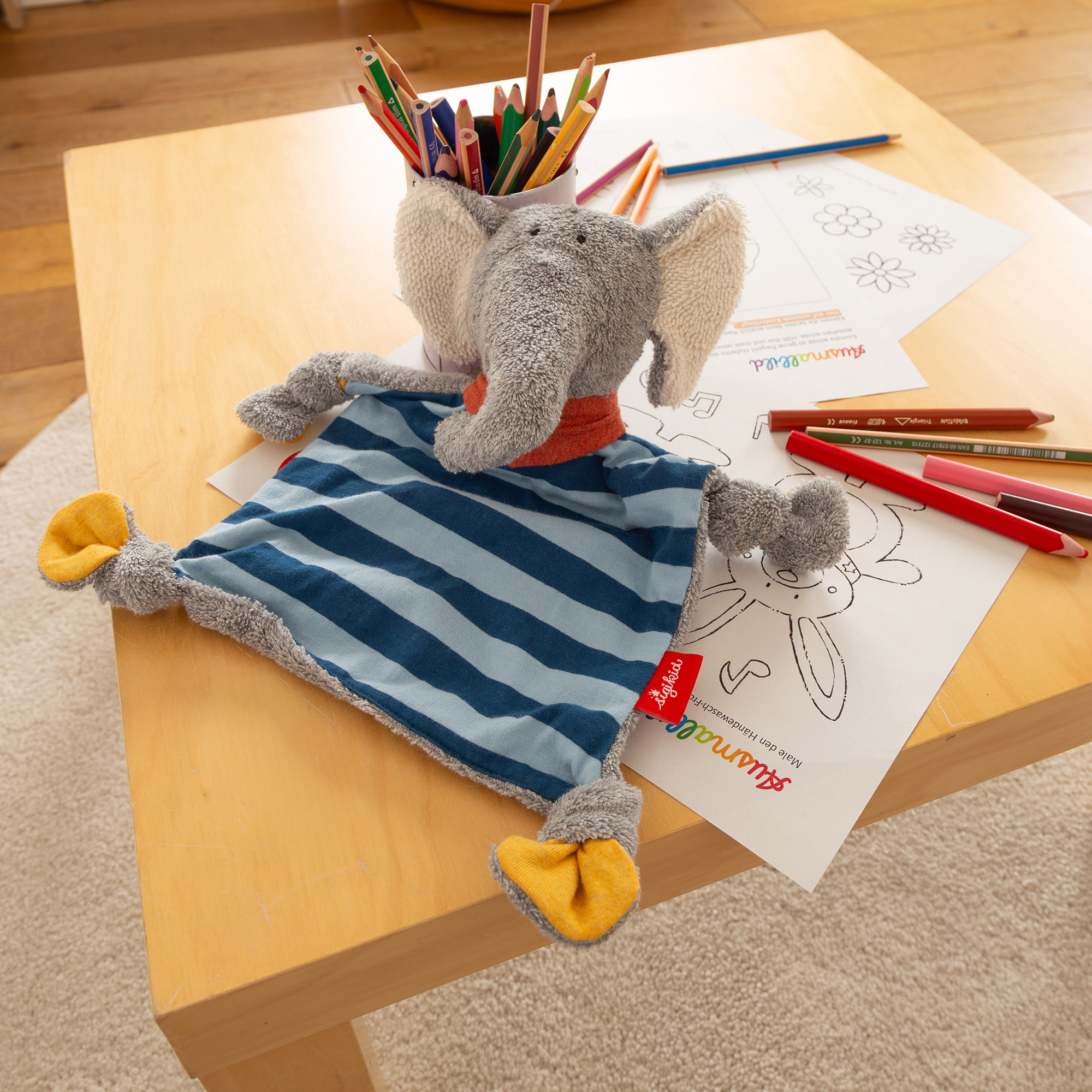 Schnuffeltuch Elefant Lolo Lombardo Schnuffeltuch Elefant Lolo Lombardo