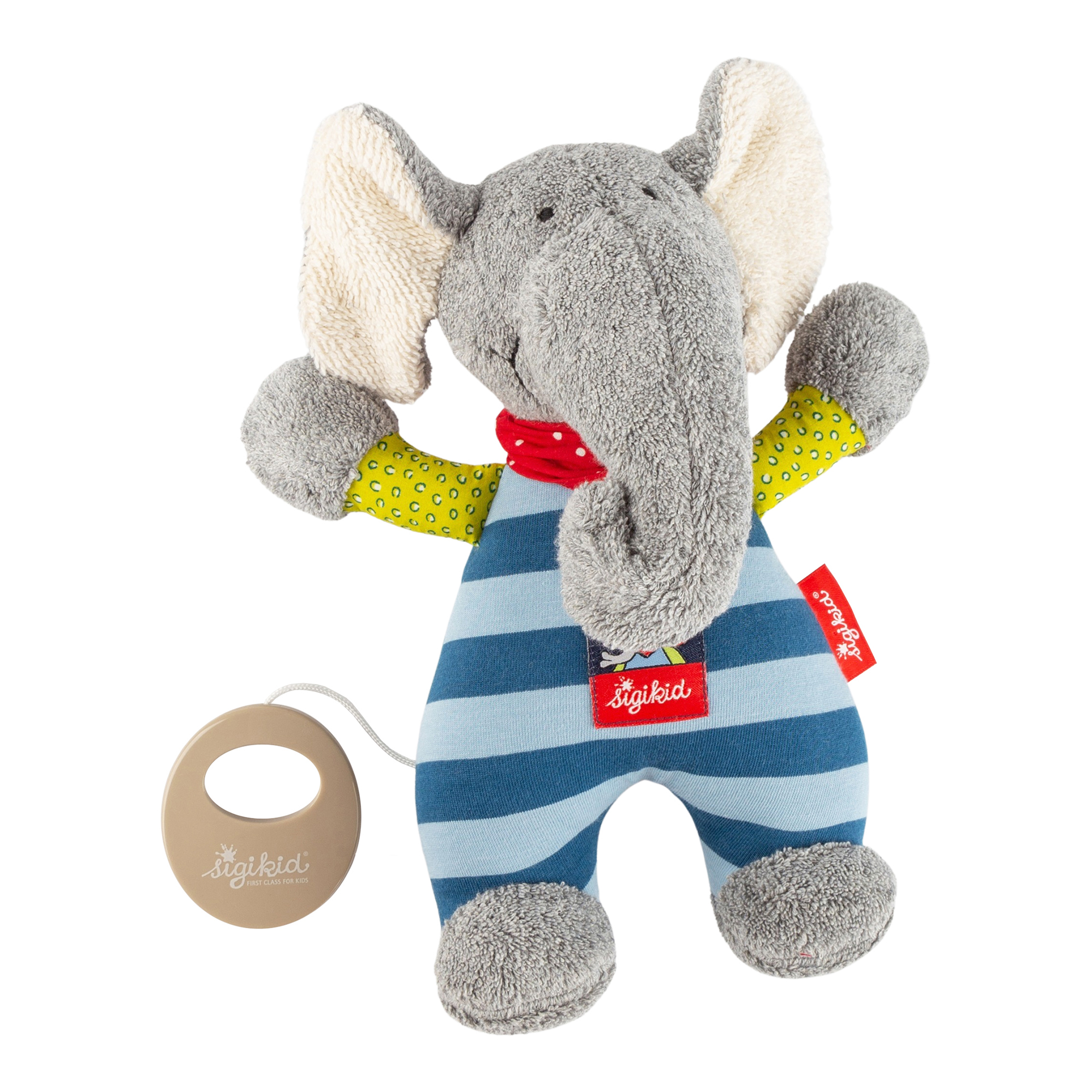 Cuddly musical elephant "Lolo Lombardo"