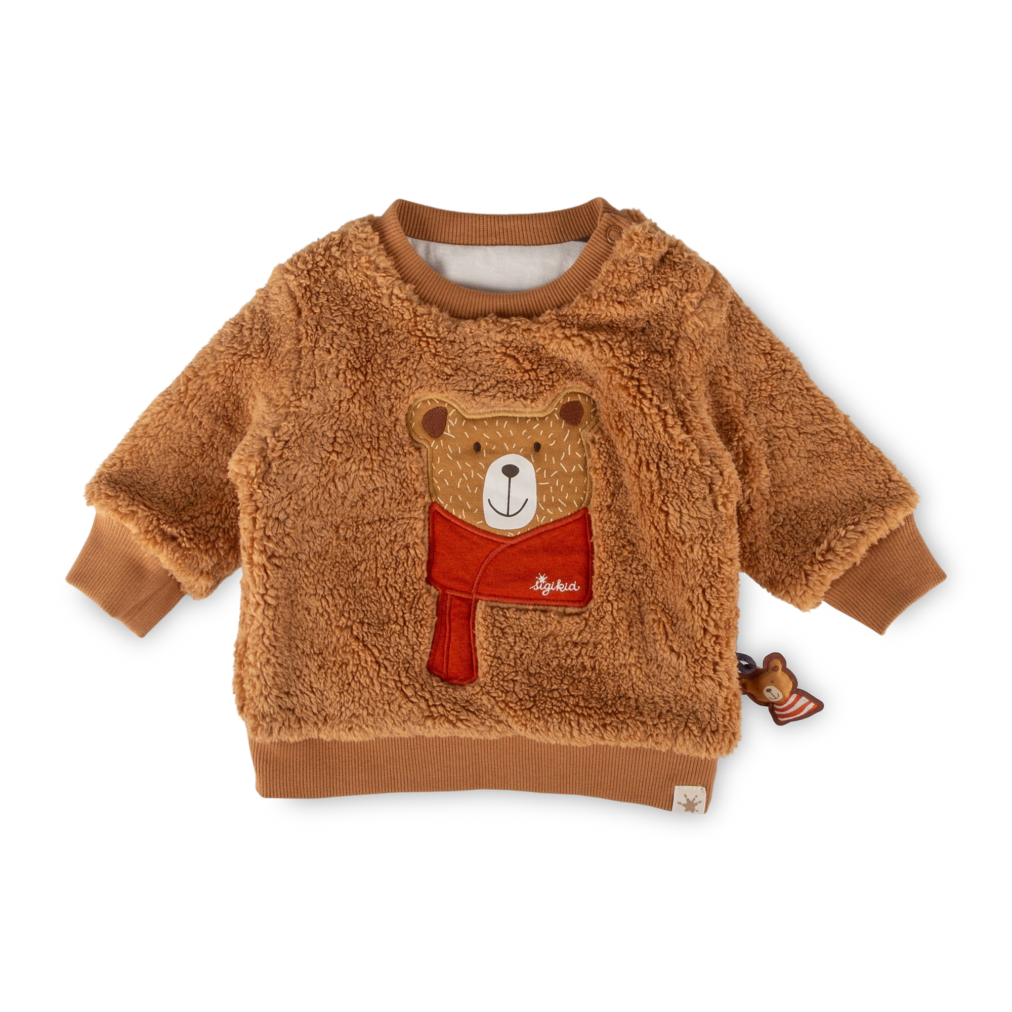 Baby Sherpa Fleece Pullover gefüttert Winterbär, braun