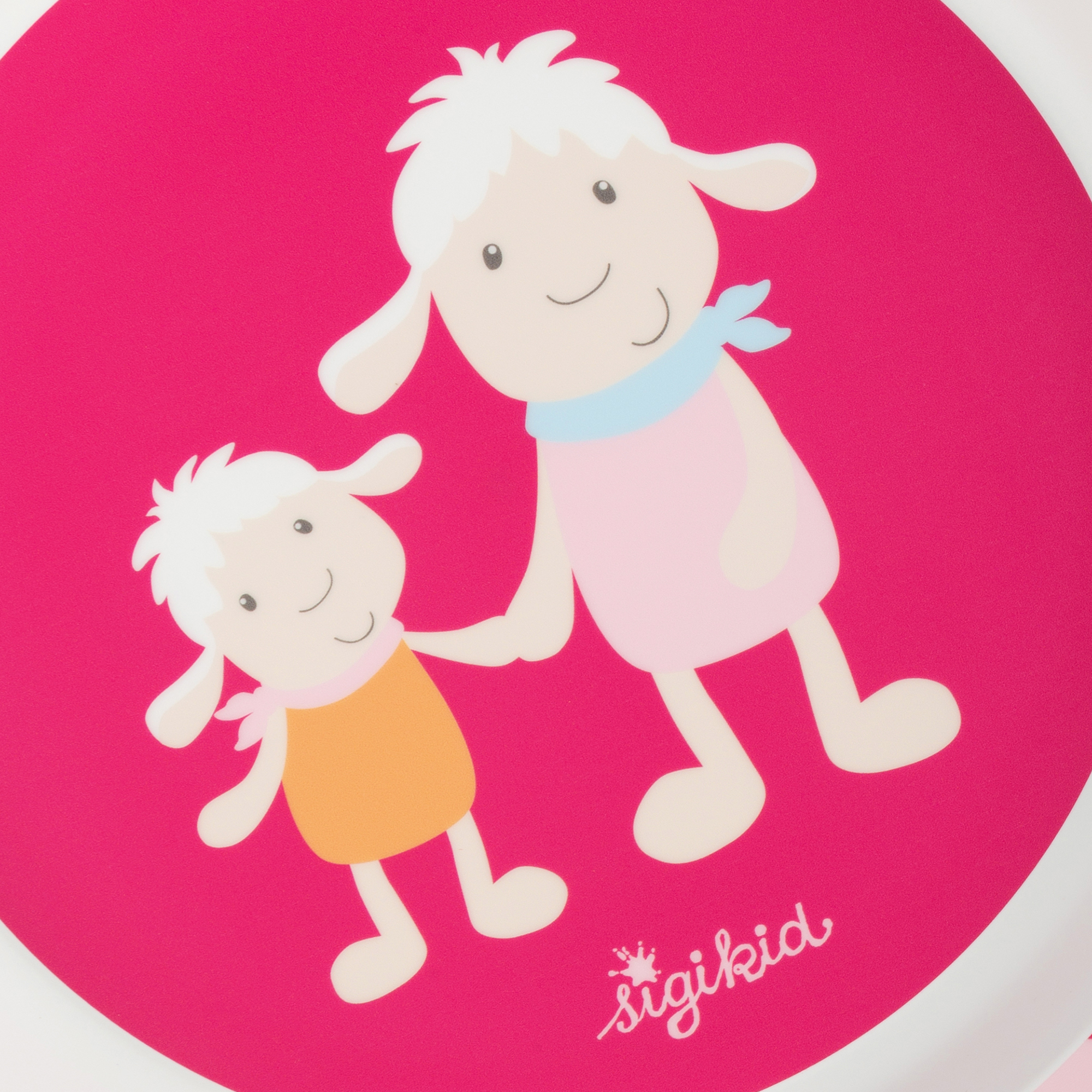 Children's plate sheep Schnuggi, rPET Children's plate sheep Schnuggi, rPET