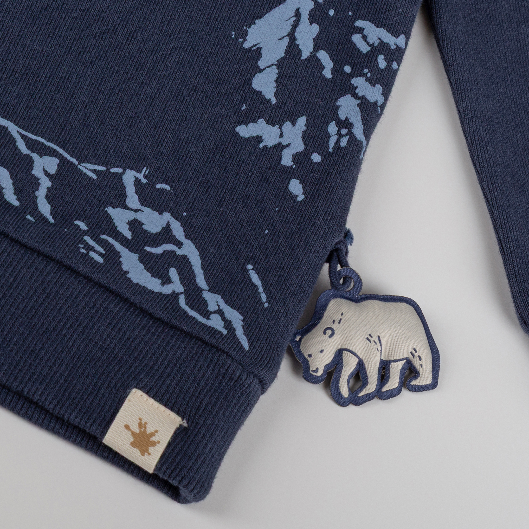 Kinder Sweatshirt Eisbär Polar Friends, dunkelblau Kinder Sweatshirt Eisbär Polar Friends, dunkelblau