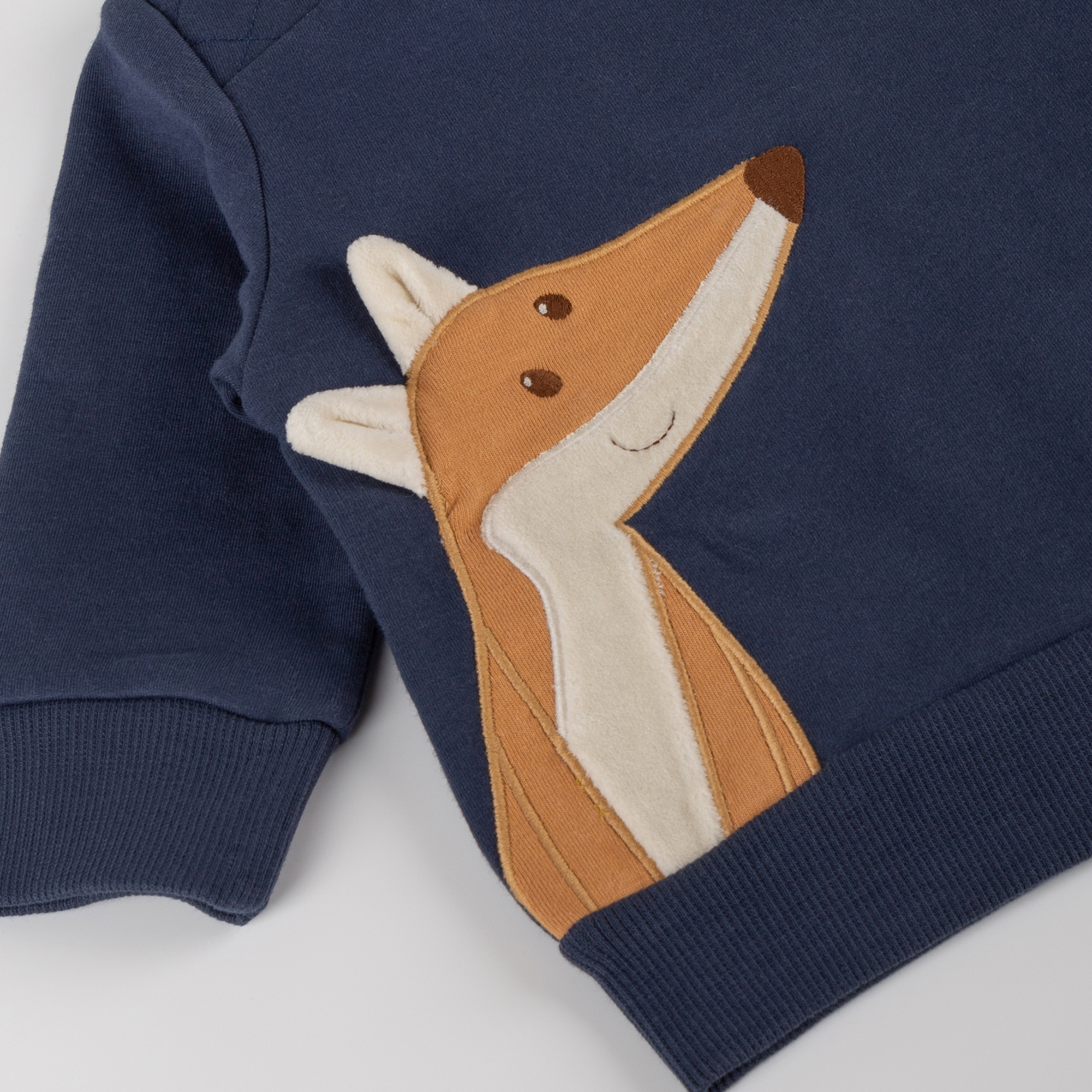 Baby sweatshirt Wild Fox, dark blue