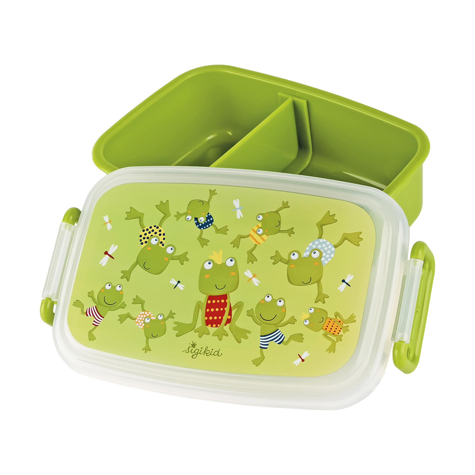 Kinder Set 400 ml Edelstahl-Trinkflasche und Brotbox, Frosch Kinder Set 400 ml Edelstahl-Trinkflasche und Brotbox, Frosch